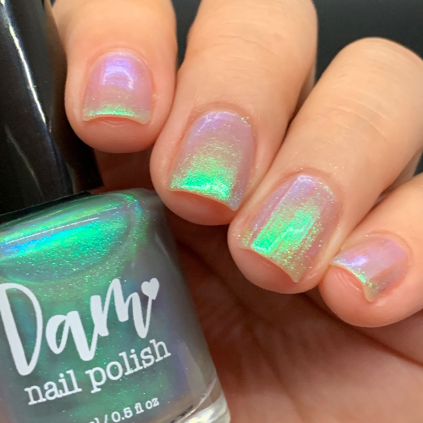 Get This Polish You Must - Green Shimmer Nail Polish - Trust the Shimmer Collection