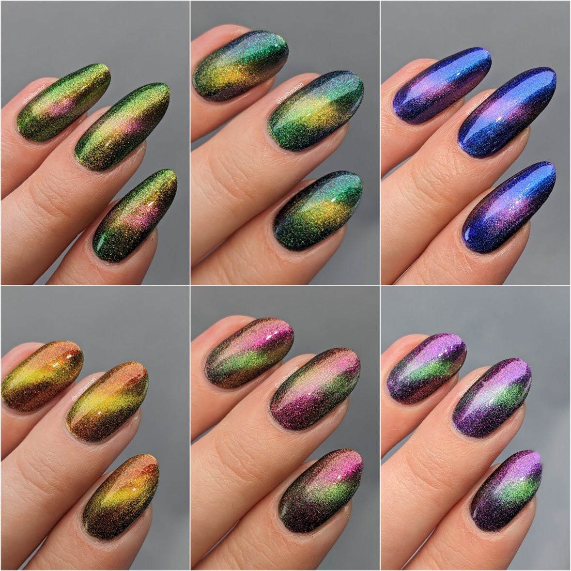 Into the Multiverse - Set of 6 Multichrome Magnetic Nail Polishes