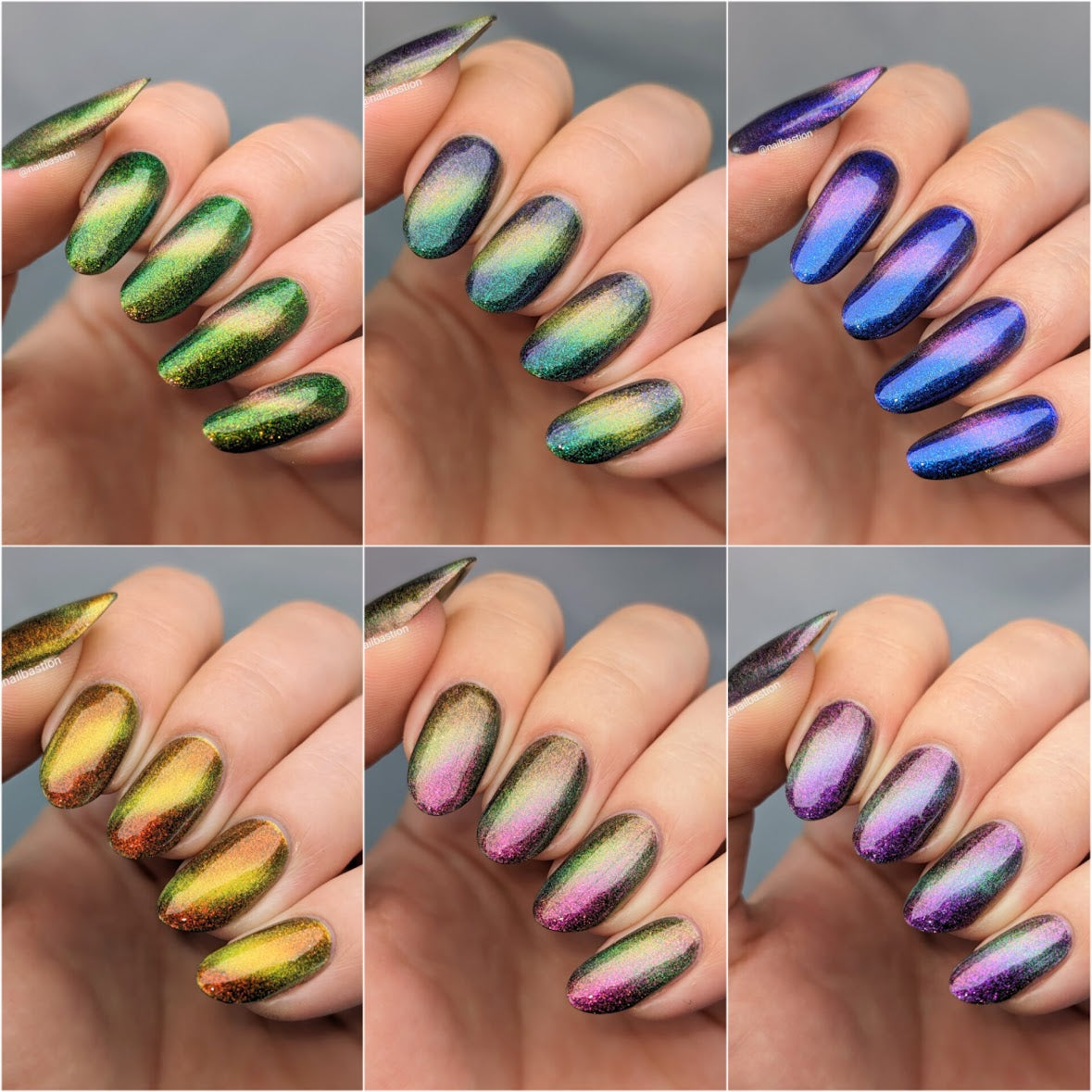 Into the Multiverse - Set of 6 Multichrome Magnetic Nail Polishes