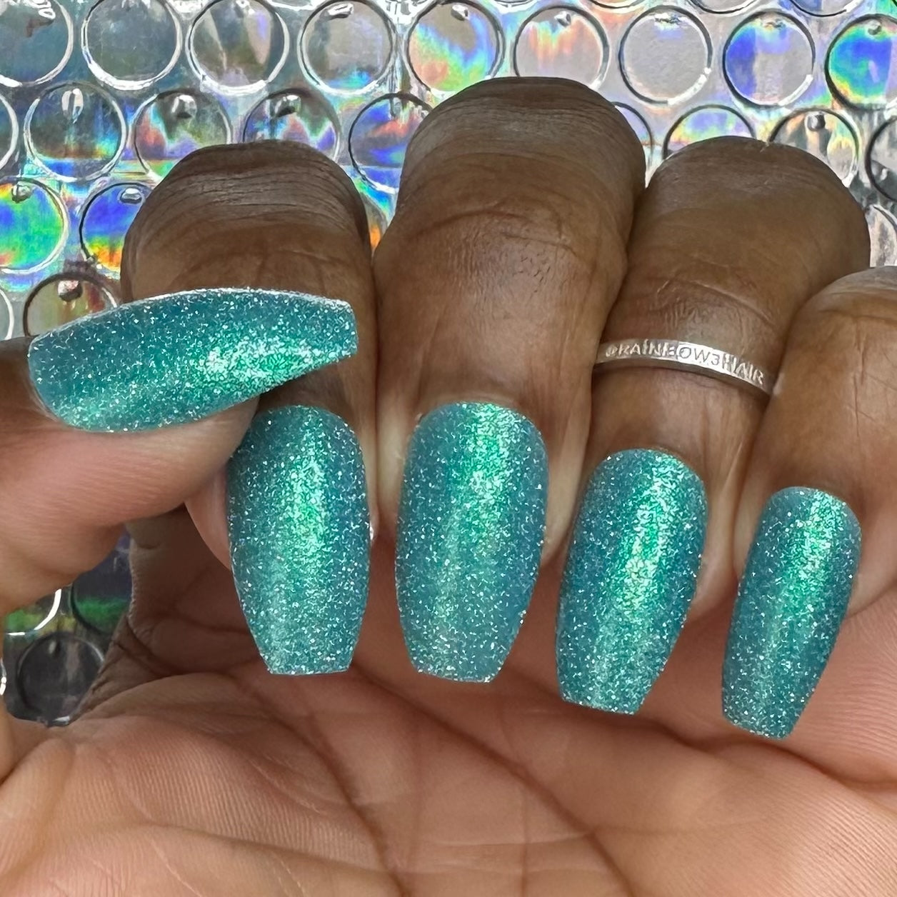 Chicago River - Teal Reflective Nail Polish - PBE Exclusive