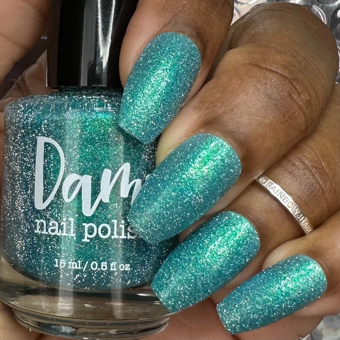 Chicago River - Teal Reflective Nail Polish - PBE Exclusive