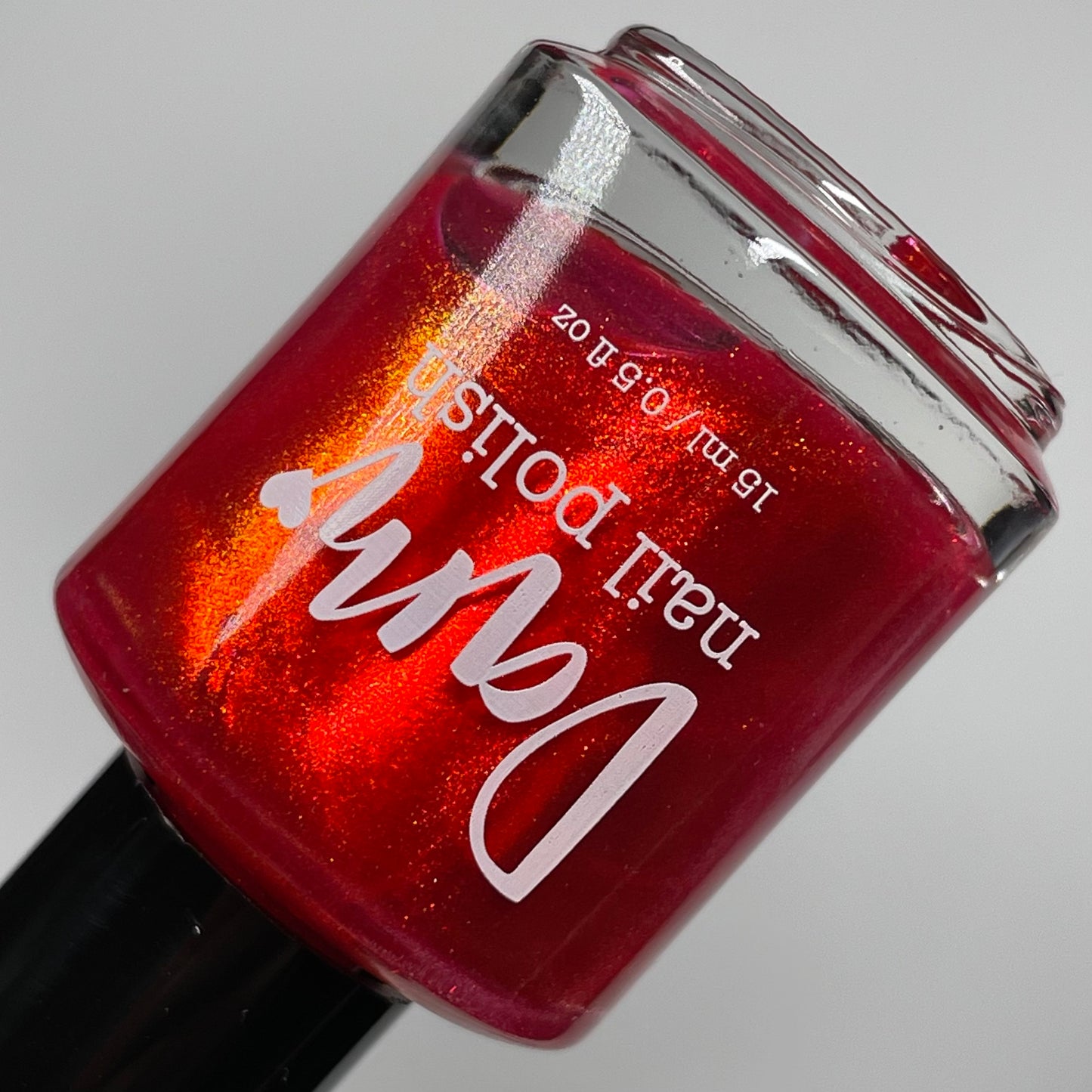 Year of the Dragon - Red Shimmer Nail Polish - Lunar New Year 2024 - Dam Nail Polish