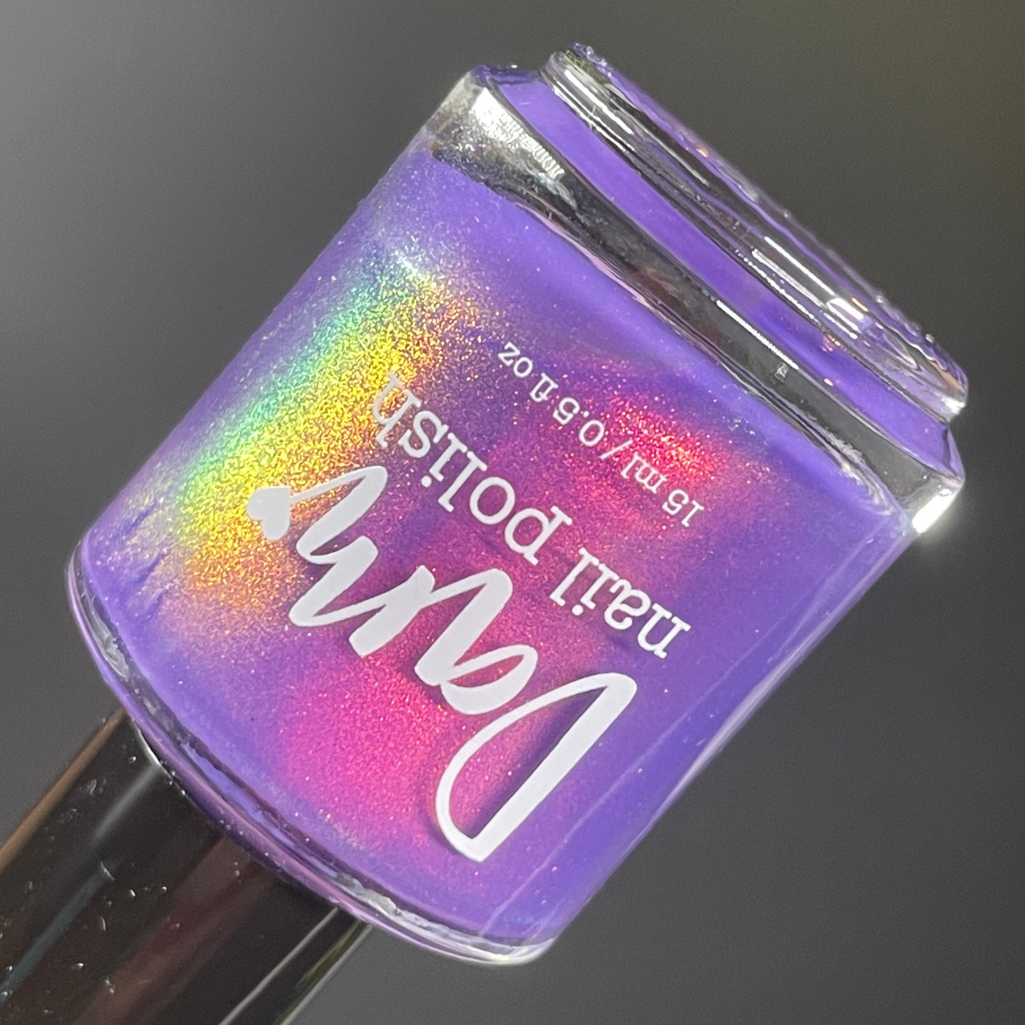 Roe, Roe, Roe Your Vote - Purple Shimmer Nail Polish - Abortion Funds Org Polish