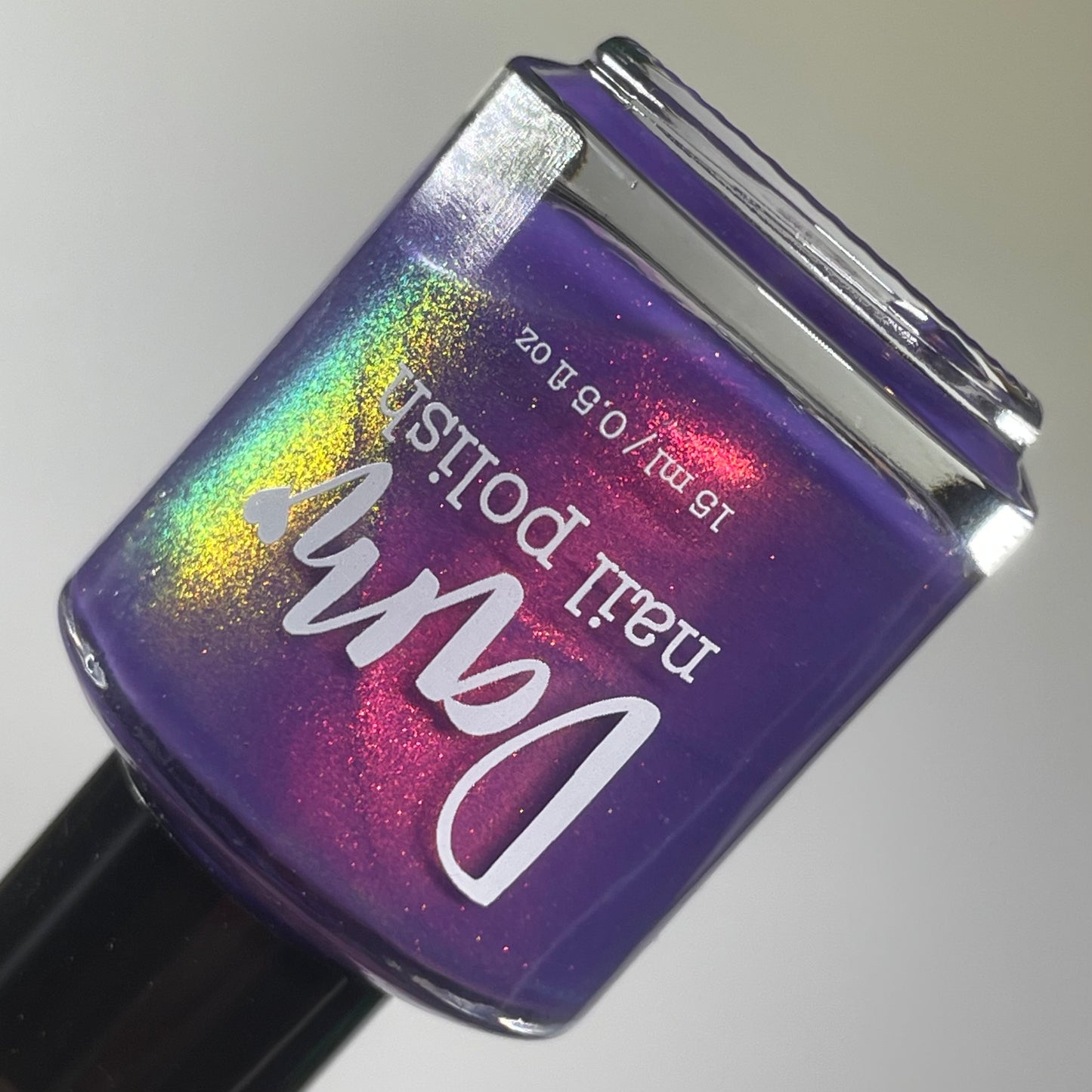 Roe, Roe, Roe Your Vote - Purple Shimmer Nail Polish - Abortion Funds Org Polish