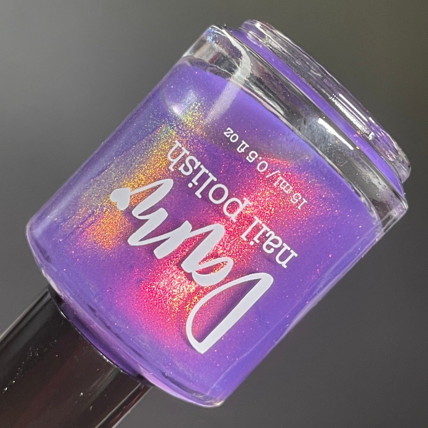 Roe, Roe, Roe Your Vote - Purple Shimmer Nail Polish - Abortion Funds Org Polish