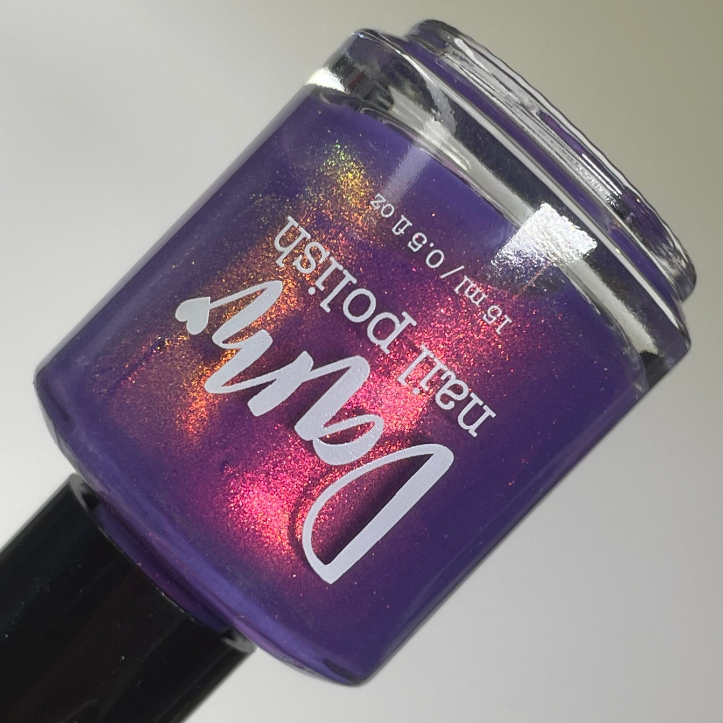 Roe, Roe, Roe Your Vote - Purple Shimmer Nail Polish - Abortion Funds Org Polish