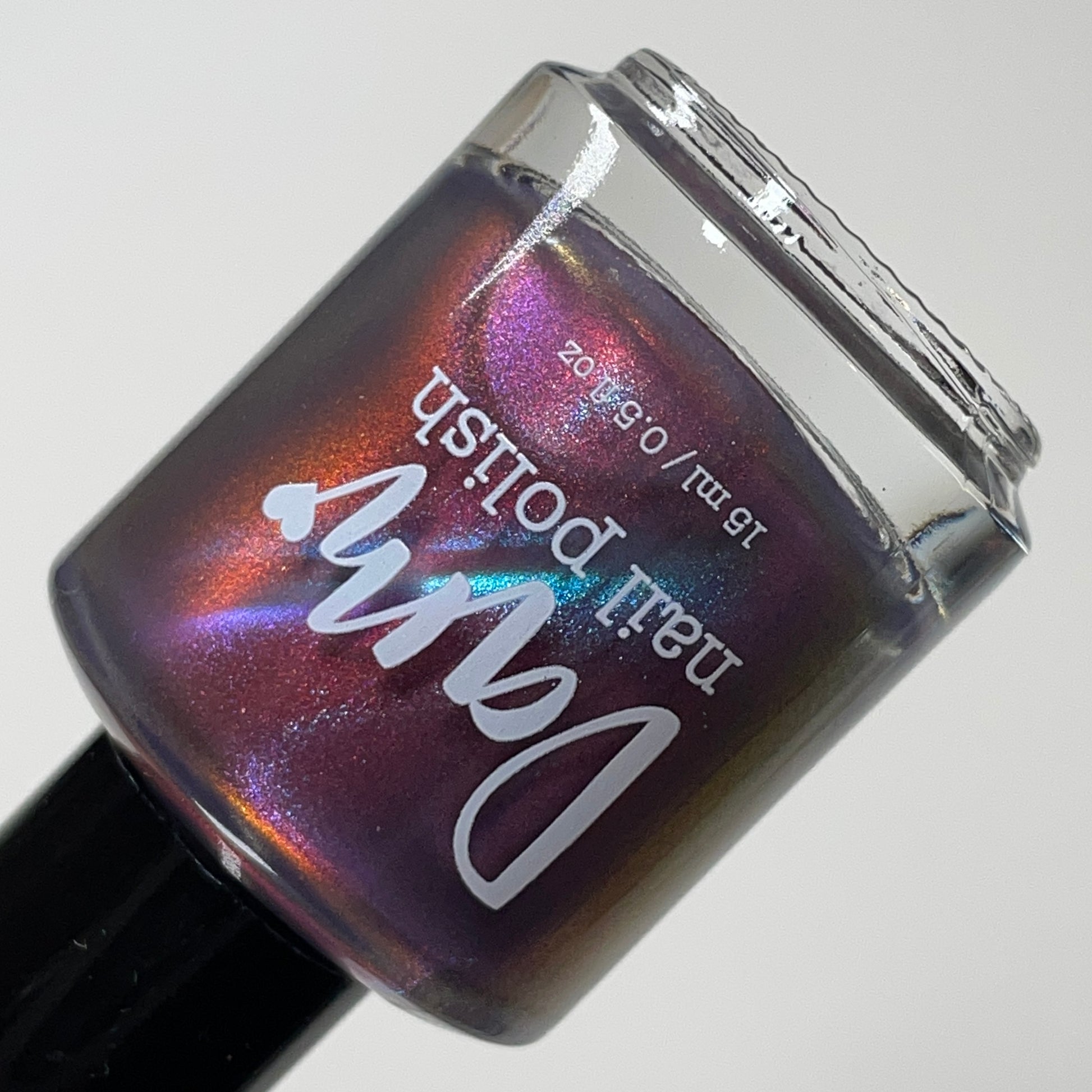 Storytelling By the Fire - Purple Magnetic Nail Polish - 12 Dam Days of Polish Advent 2024 - Dam Nail Polish