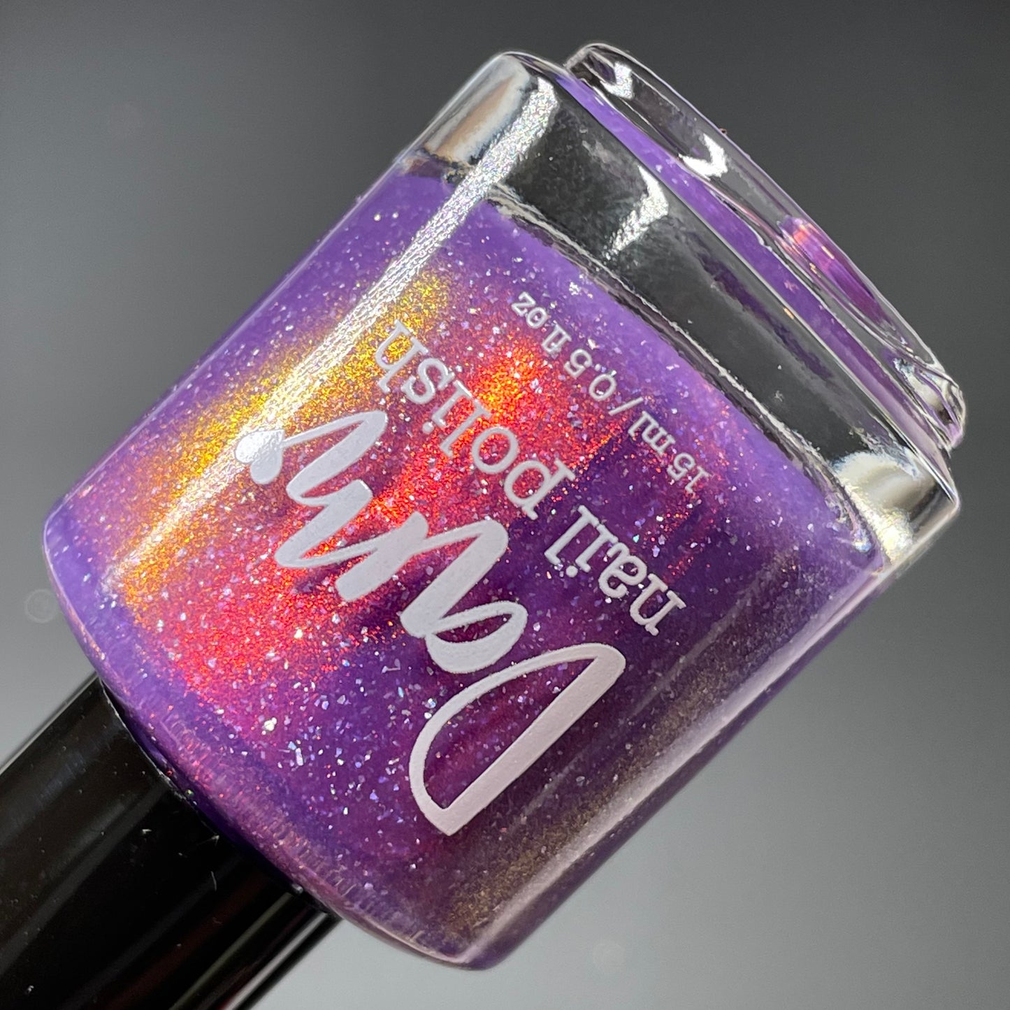 Boots with the Faux Fur - Purple Shimmer Nail Polish - 12 Dam Days of Polish Advent 2024 - Dam Nail Polish