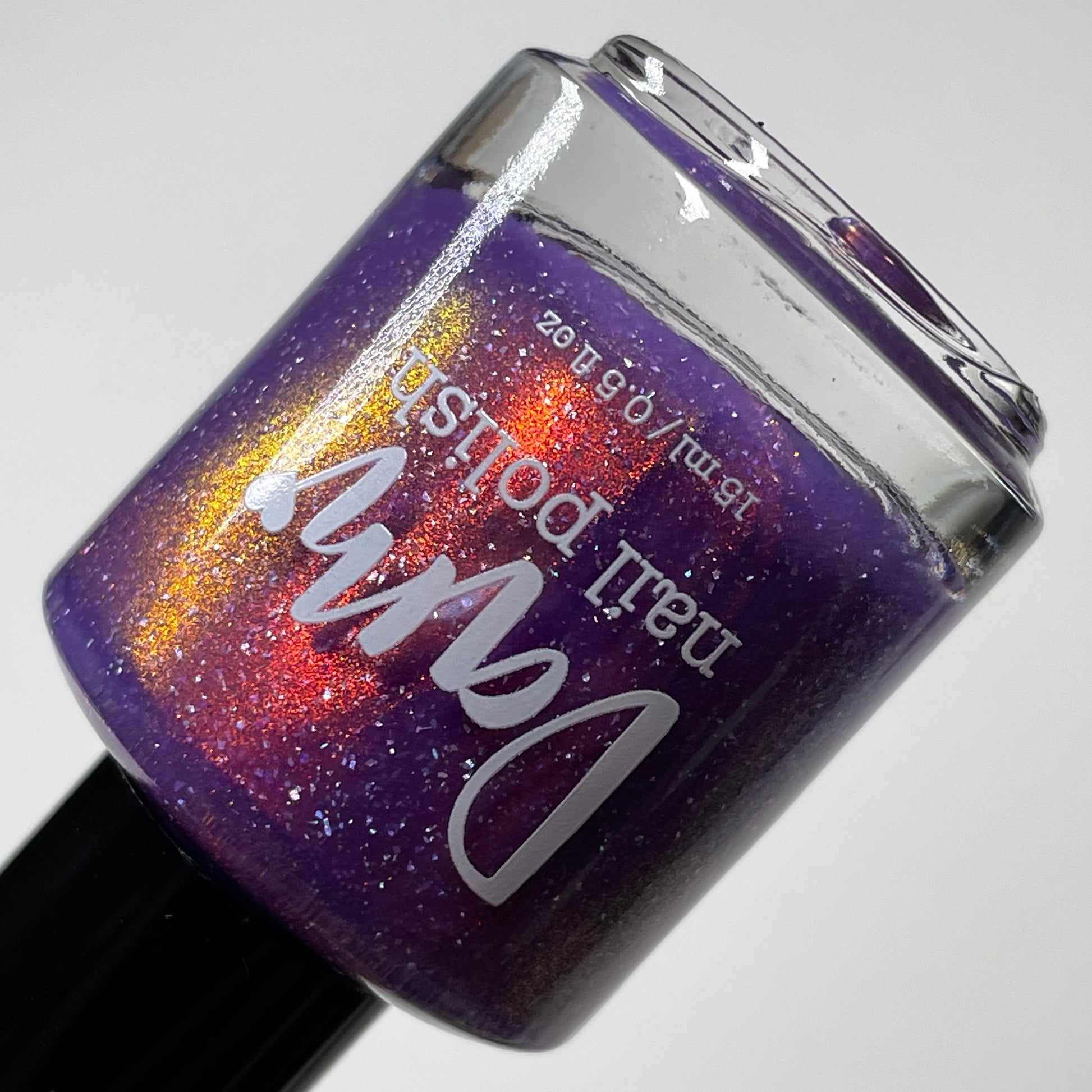 Boots with the Faux Fur - Purple Shimmer Nail Polish - 12 Dam Days of Polish Advent 2024 - Dam Nail Polish