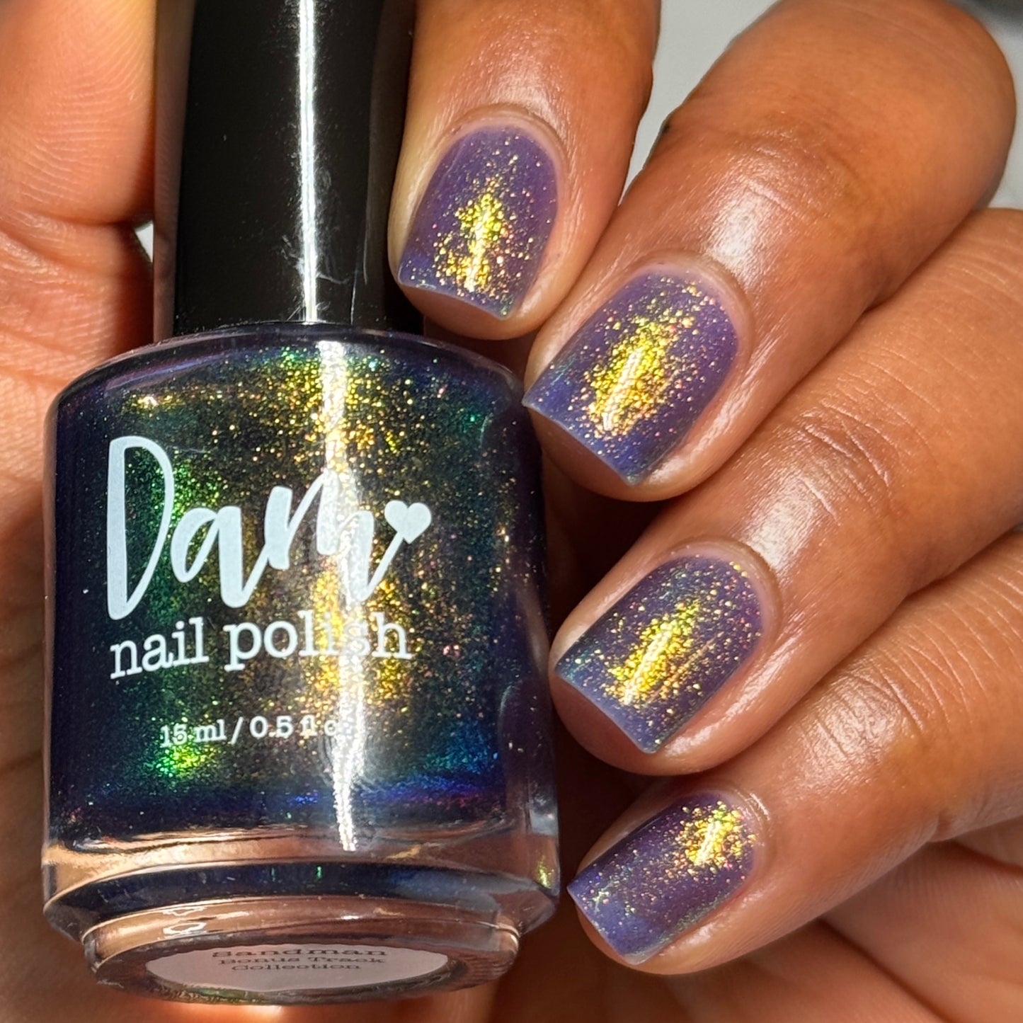 PRE ORDER: Sandman - Blurple Purple Shimmer Nail Polish - Bonus Track Collection - Ships in Approx. 5 Weeks - Dam Nail Polish