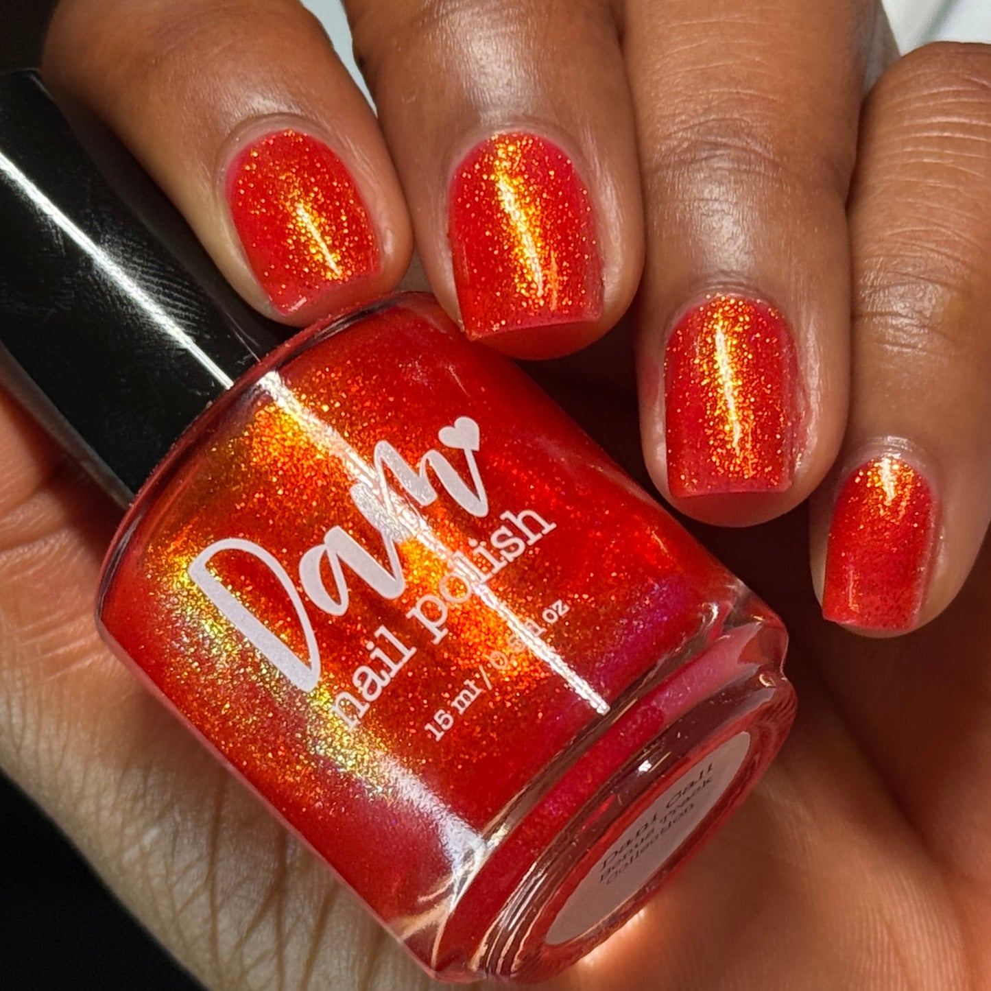 PRE ORDER: Dani Cali - Red Shimmer Nail Polish - Bonus Track Collection - Ships in Approx. 5 Weeks - Dam Nail Polish