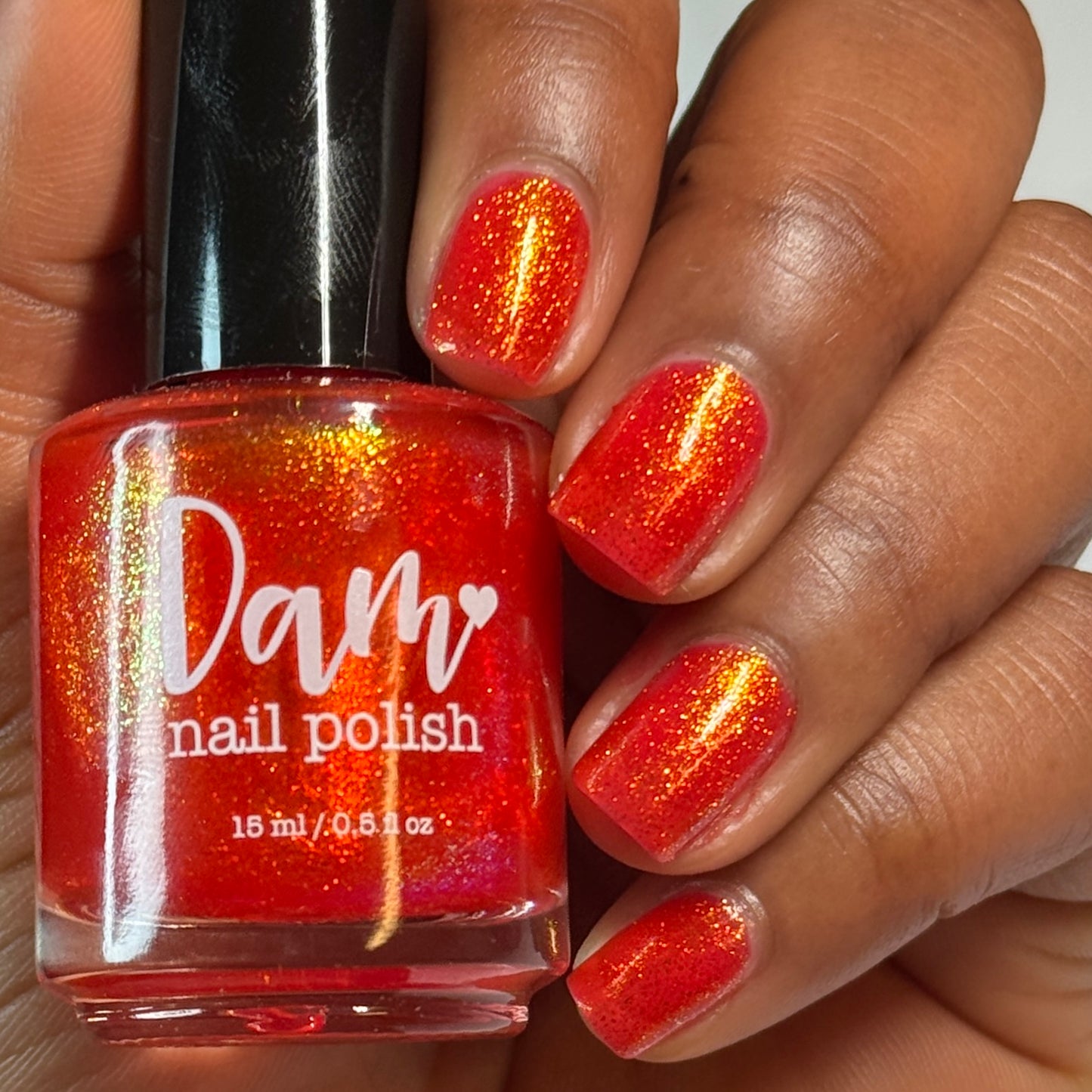 PRE ORDER: Dani Cali - Red Shimmer Nail Polish - Bonus Track Collection - Ships in Approx. 5 Weeks - Dam Nail Polish