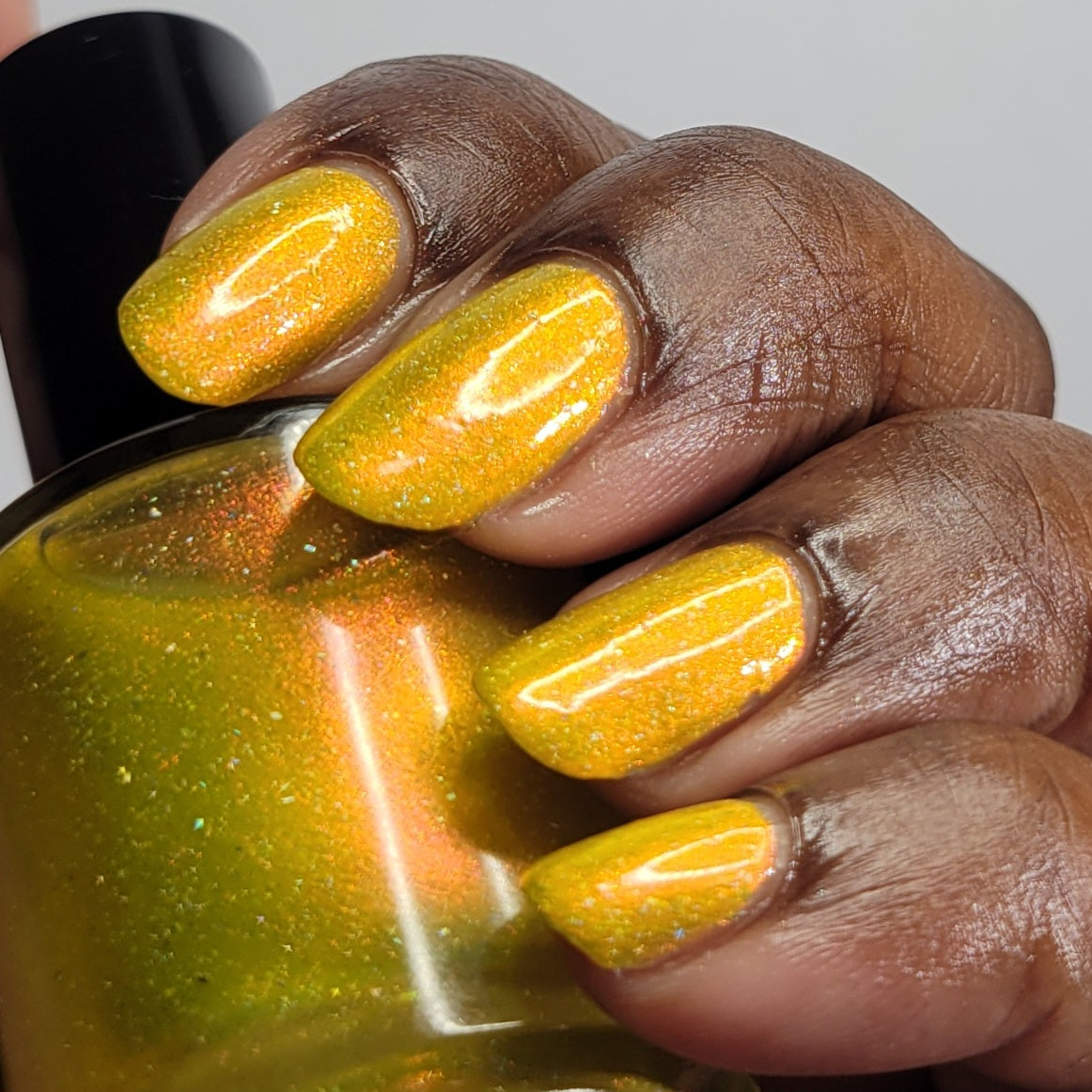 Meet a Deer Friend in Nara - Yellow Shimmer Polish - Journey Through Japan Collection - Dam Nail Polish