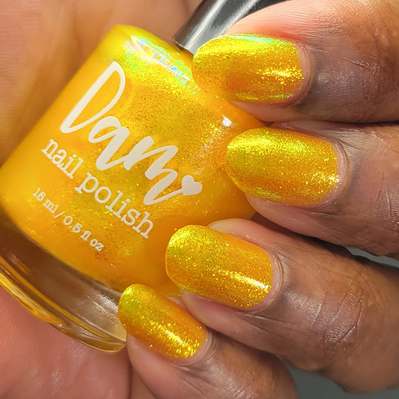 Monkey - Yellow Shimmer Nail Polish - Chinese Zodiac Collection - Dam Nail Polish