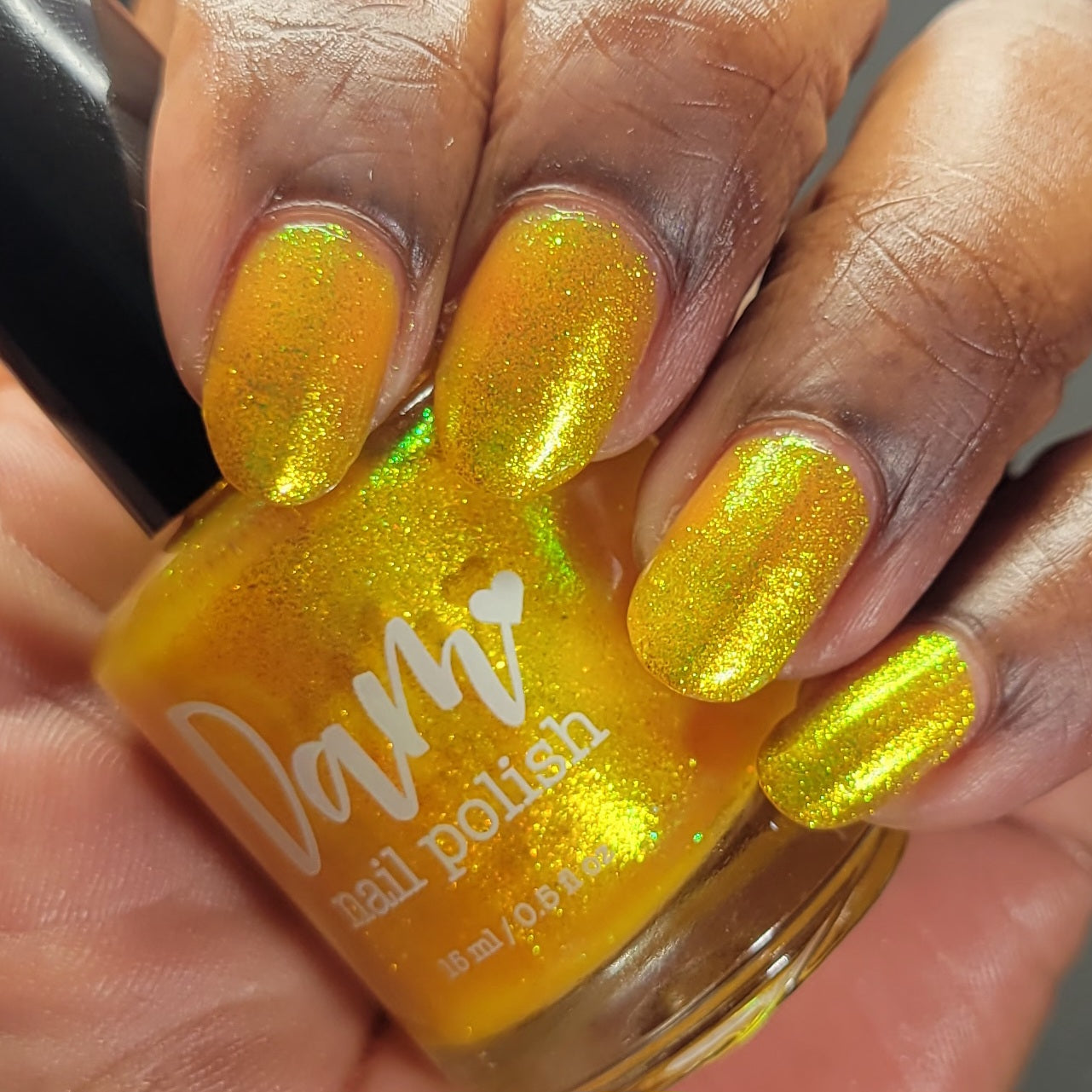 Monkey - Yellow Shimmer Nail Polish - Chinese Zodiac Collection - Dam Nail Polish