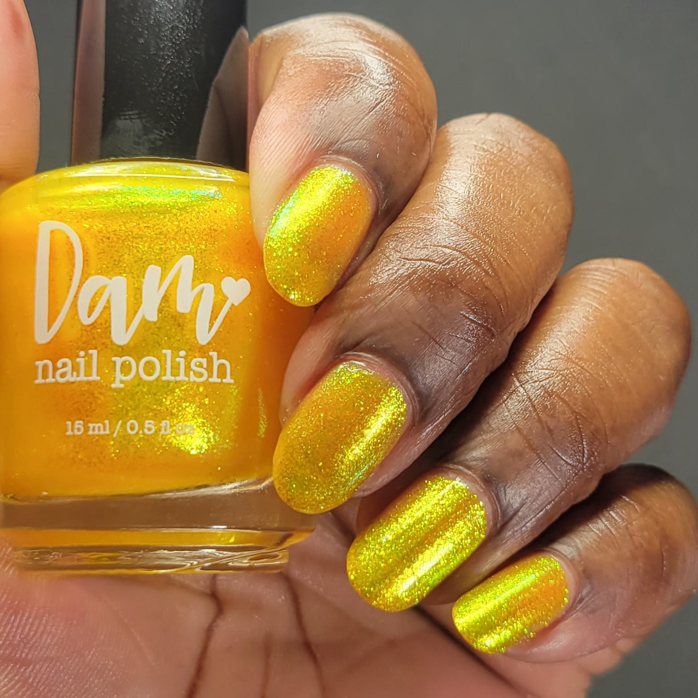 Monkey - Yellow Shimmer Nail Polish - Chinese Zodiac Collection - Dam Nail Polish