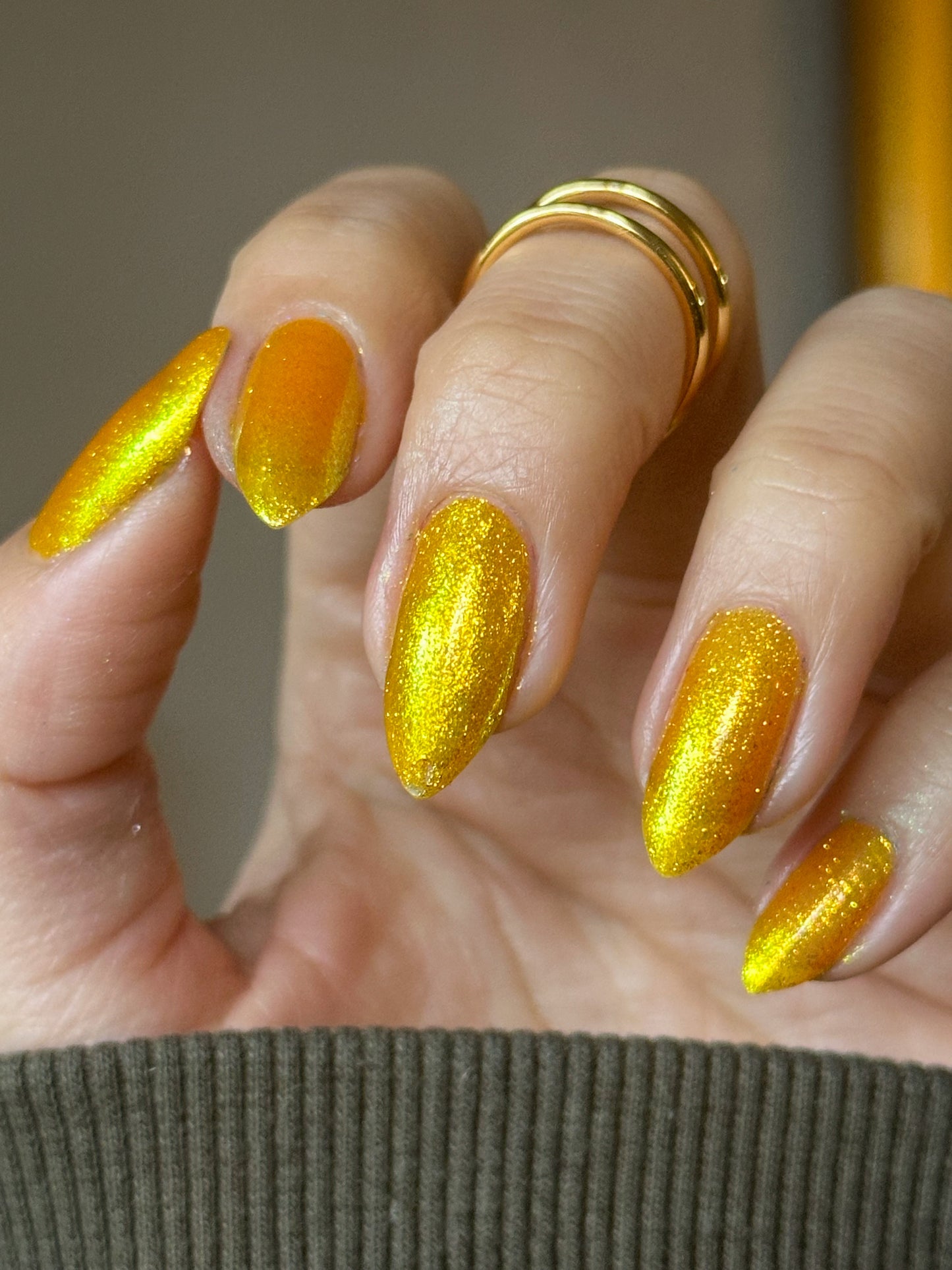 Monkey - Yellow Shimmer Nail Polish - Chinese Zodiac Collection - Dam Nail Polish