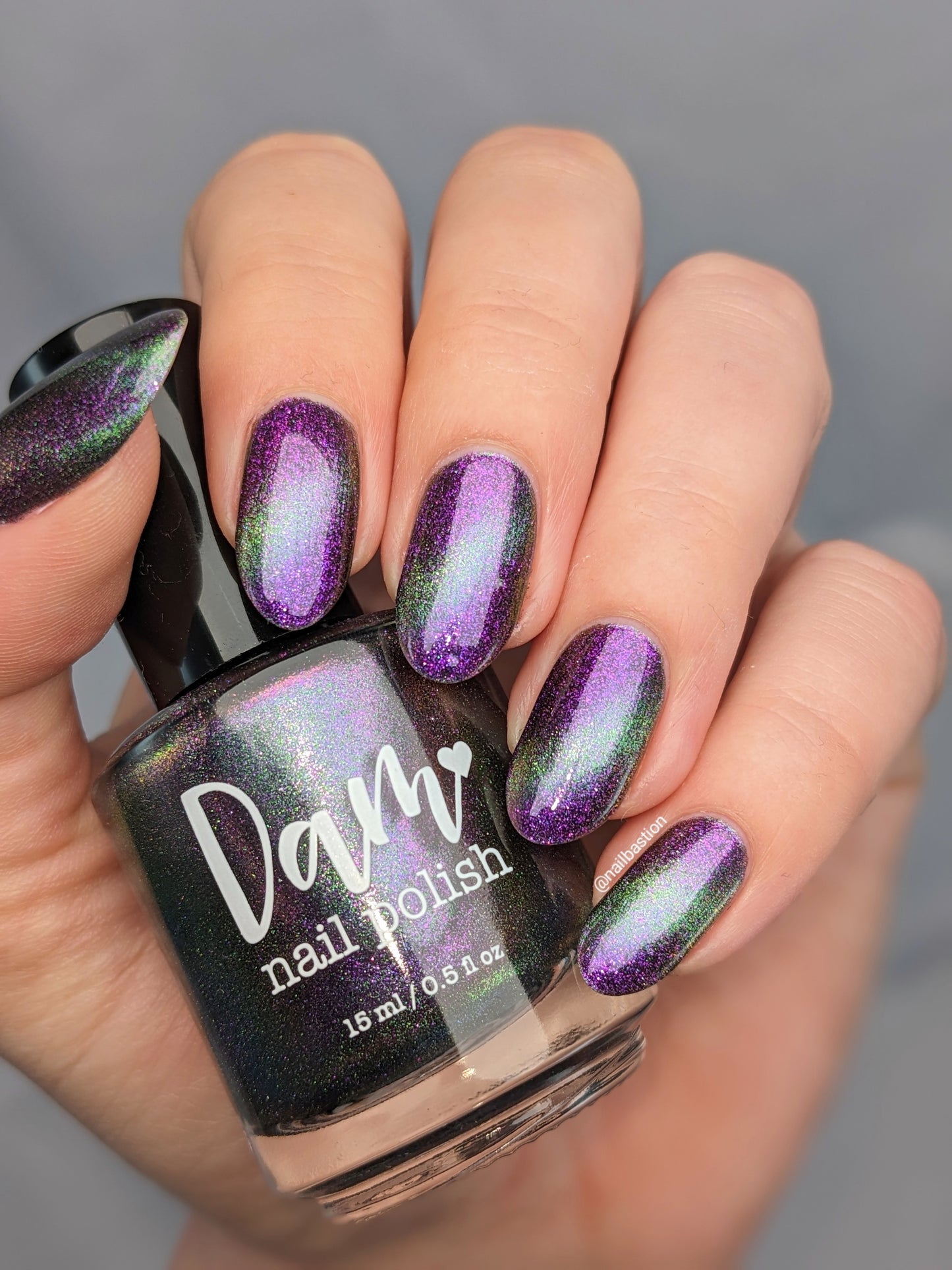 Distant Dimensions - Shifting Multichrome Magnetic Nail Polish - Shifts Purple, Pink, Gold, and Green - Into the Multiverse Collection