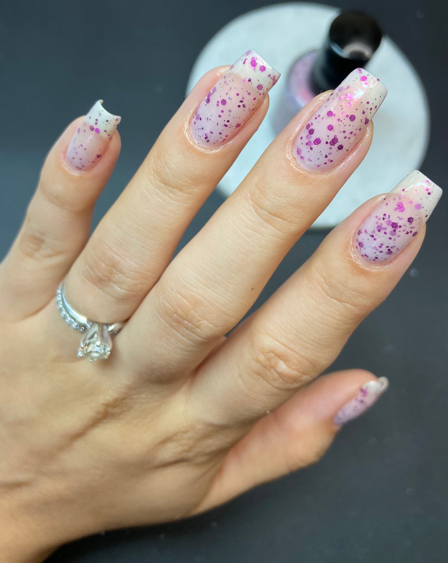 Passionfruit Attitude - Light Pink Crelly - Glitter Nail Polish - Shimmer Nail Polish - Sweet Sips Collection - Dam Nail Polish