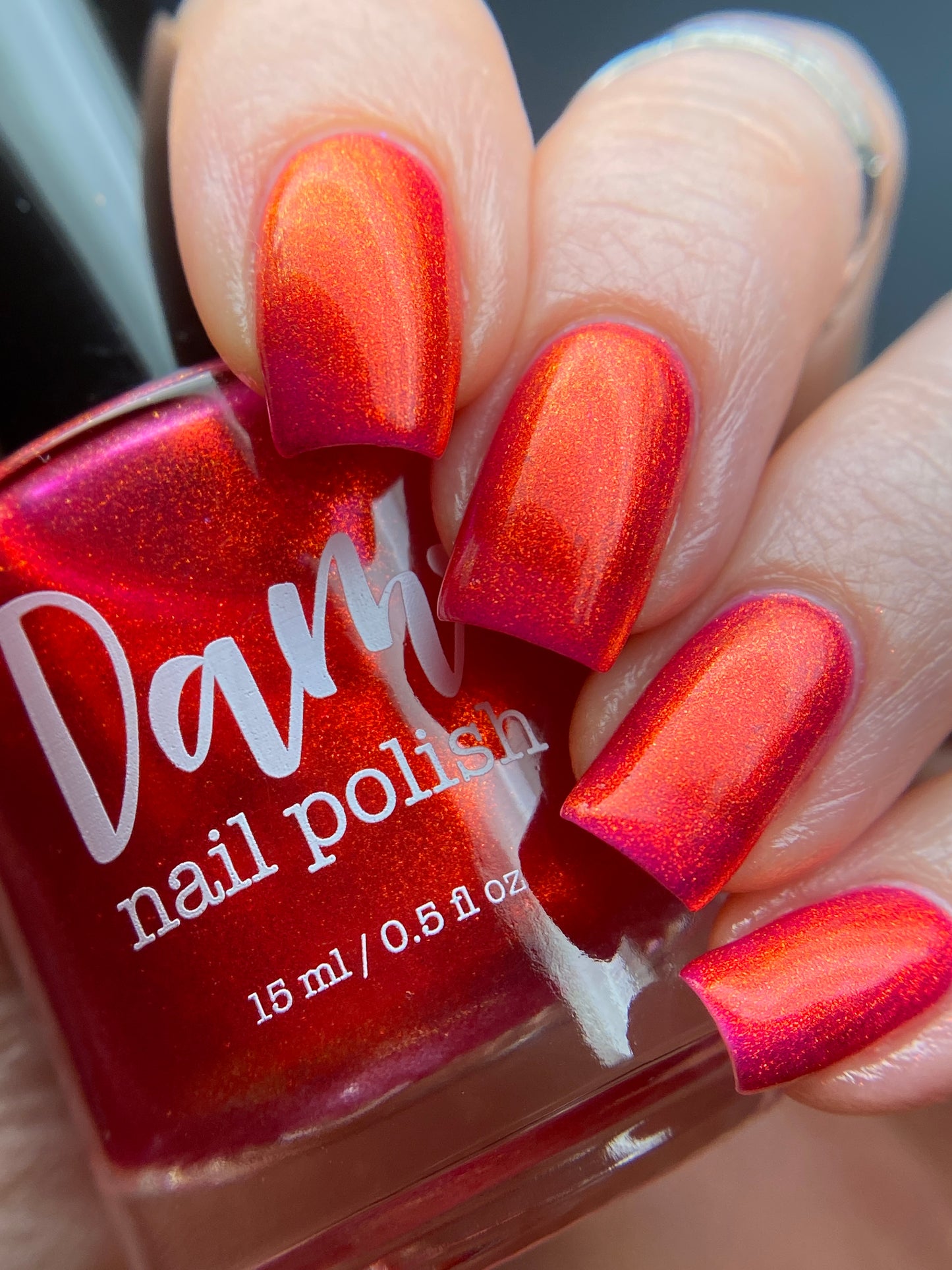 Year of the Dragon - Red Shimmer Nail Polish - Lunar New Year 2024