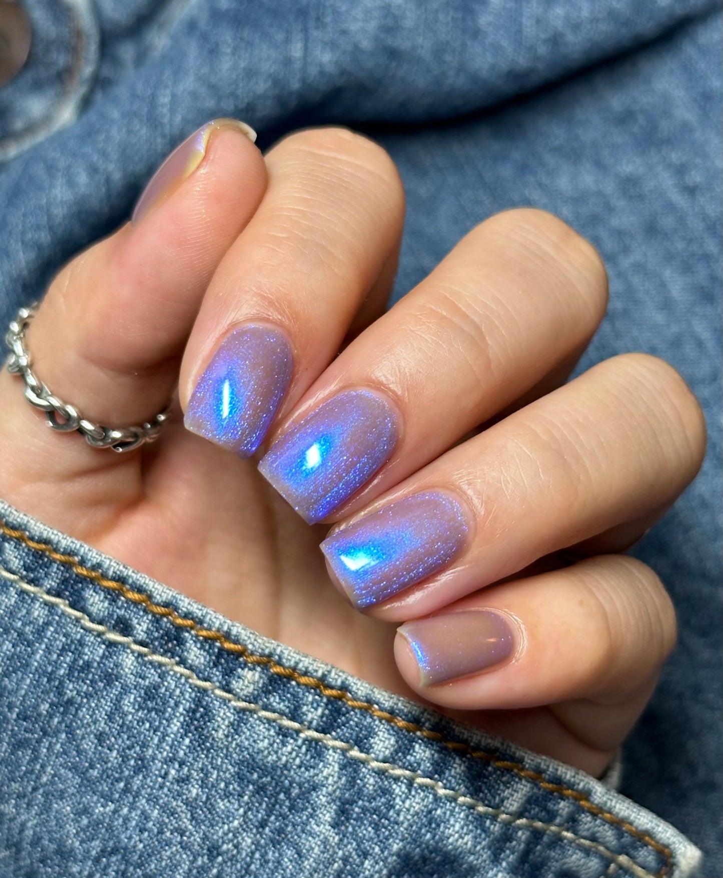 Motherf*cking Purple Saber - Blurple Shimmer Nail Polish - Trust the Shimmer Collection