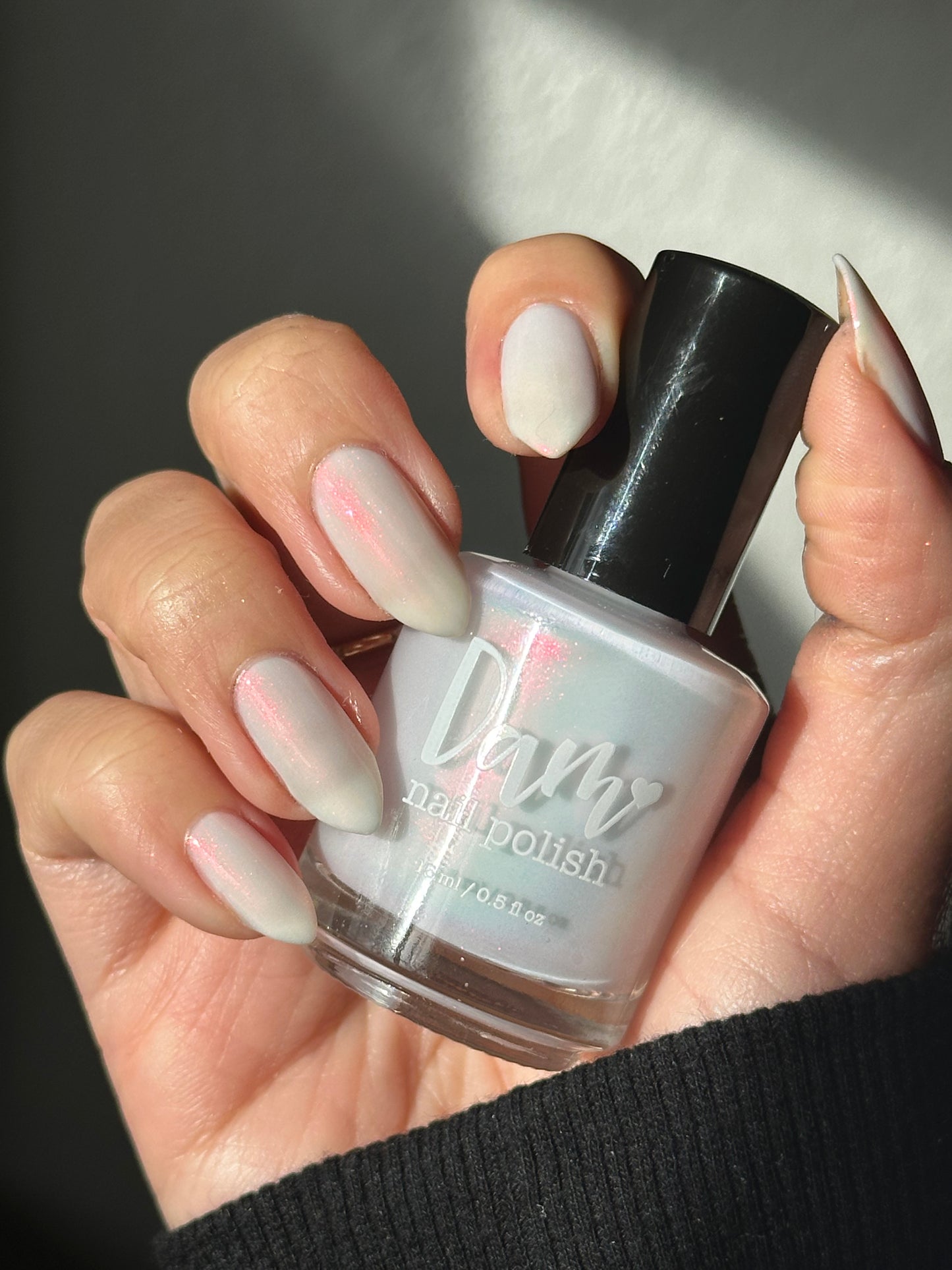 Rabbit - White Shimmer Nail Polish - Chinese Zodiac Collection - Dam Nail Polish