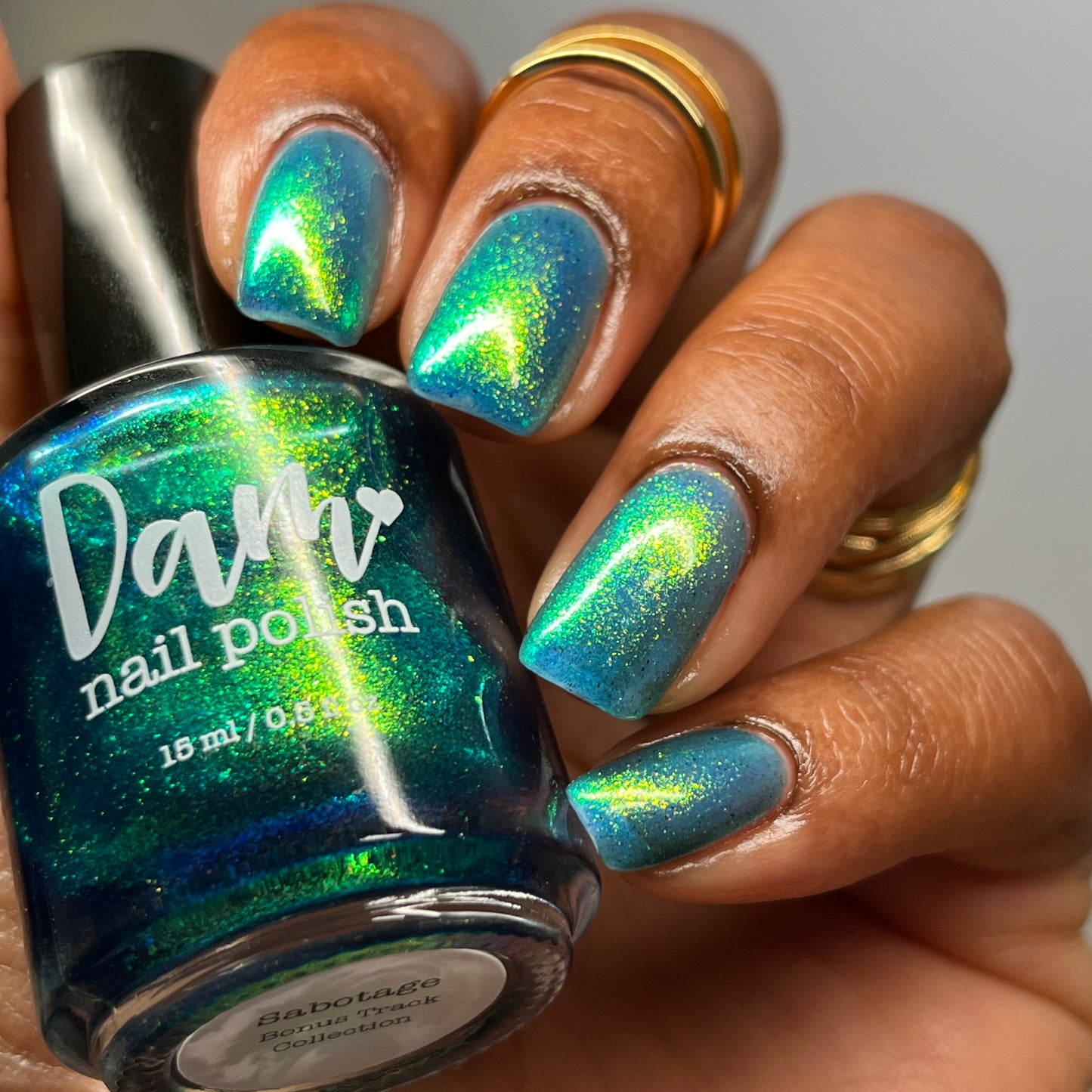 PRE ORDER: Sabotage - Blue Shimmer Nail Polish - Bonus Track Collection - Ships in Approx. 5 Weeks - Dam Nail Polish