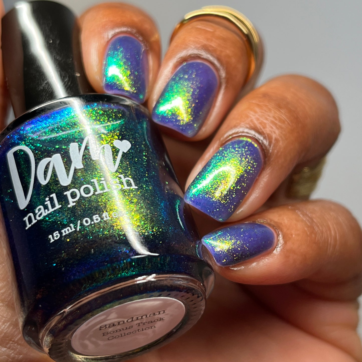 PRE ORDER: Sandman - Blurple Purple Shimmer Nail Polish - Bonus Track Collection - Ships in Approx. 5 Weeks - Dam Nail Polish