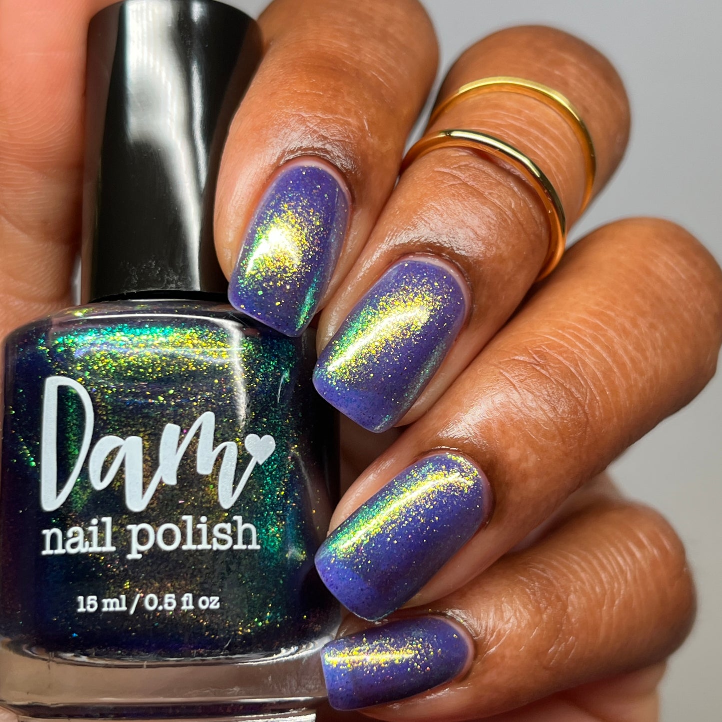 PRE ORDER: Sandman - Blurple Purple Shimmer Nail Polish - Bonus Track Collection - Ships in Approx. 5 Weeks - Dam Nail Polish