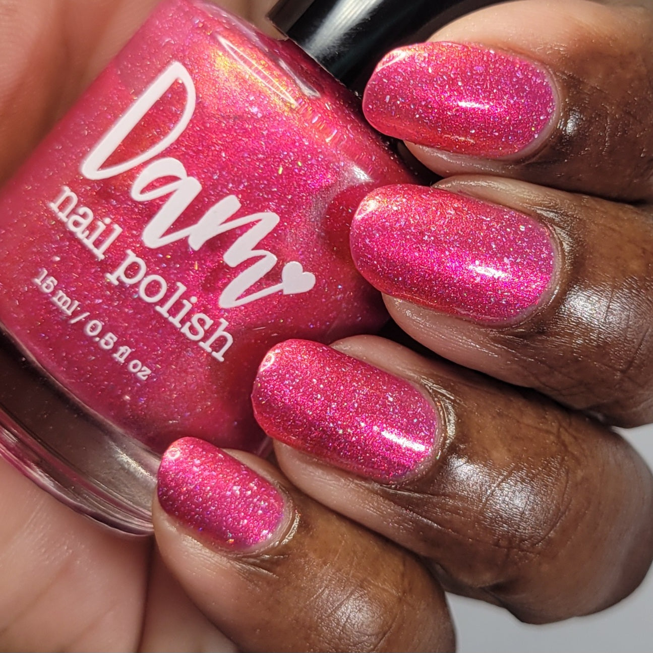 Shopping at Shibuya - Pink Shimmer Polish - Journey Through Japan Collection - Dam Nail Polish