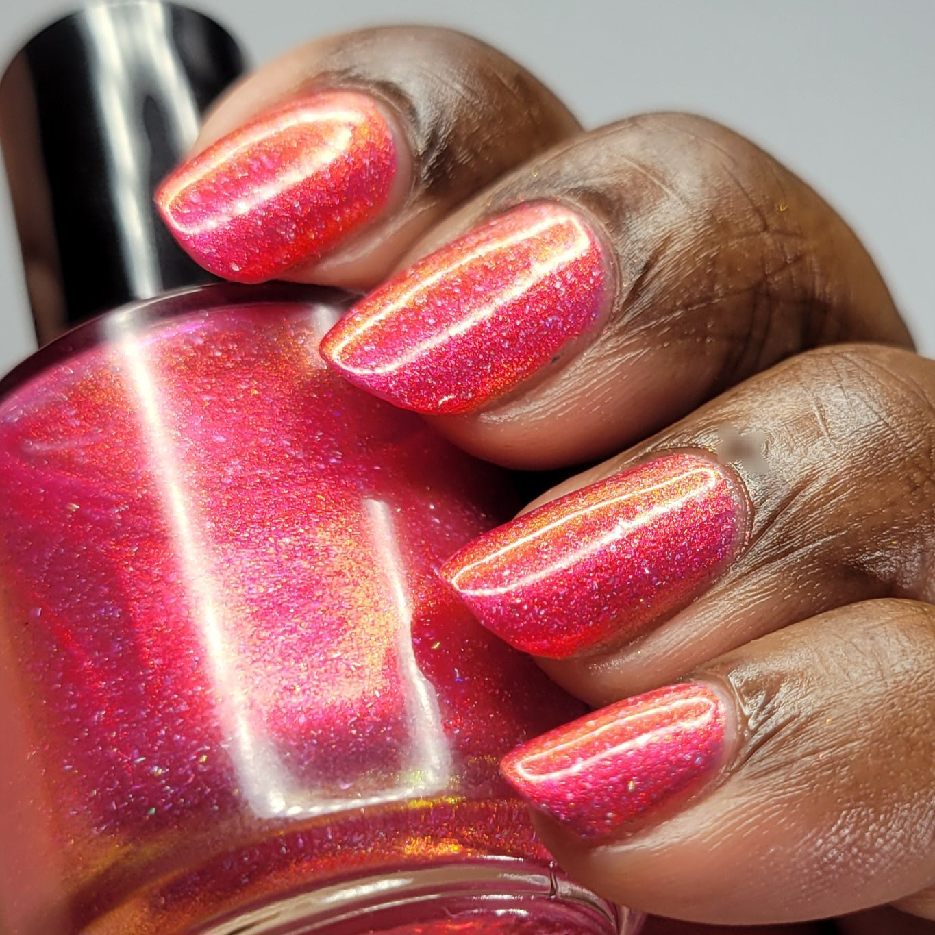 Shopping at Shibuya - Pink Shimmer Polish - Journey Through Japan Collection - Dam Nail Polish