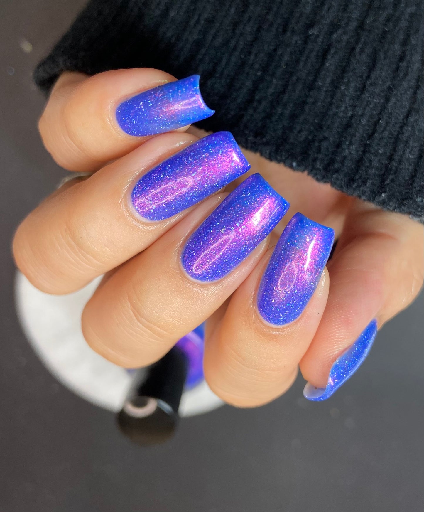 Touch the Sky in Tokyo - Blue Shimmer Polish - Journey Through Japan Collection - Dam Nail Polish