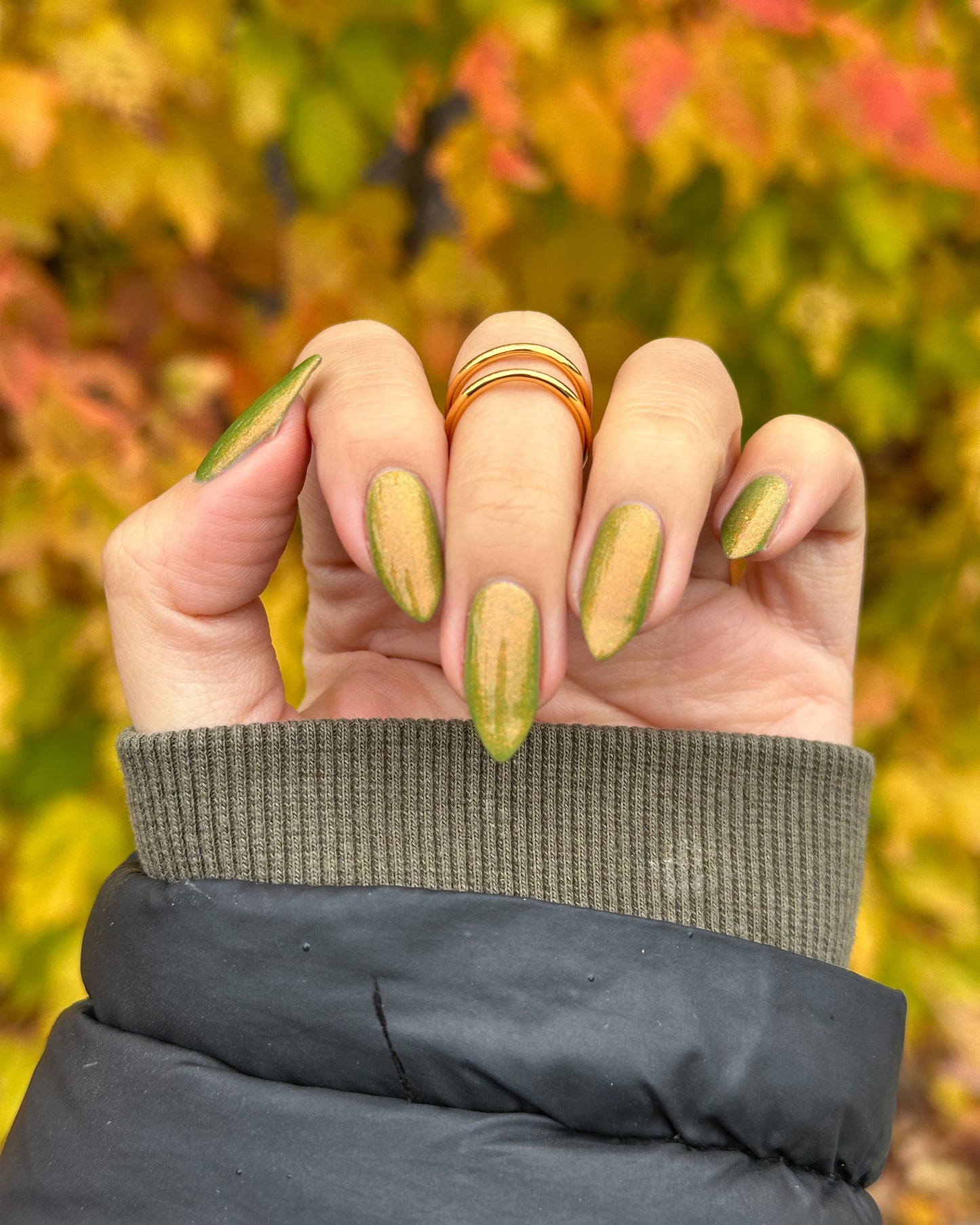 ** COMING SOON 11/1 NOON ET - Whatever This Is, Yes. - Green Shimmer Nail Polish - Glow in the Dark Nail Polish - Prugly Polish Pals Facebook Group Custom 2025