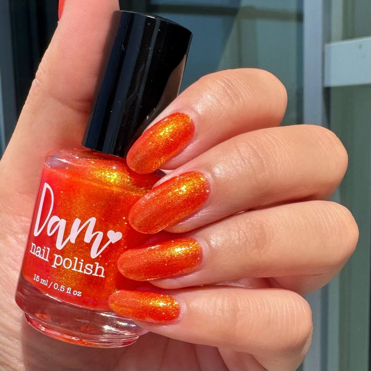 Dani Cali - Red Shimmer Nail Polish - Bonus Track Collection - Dam Nail Polish