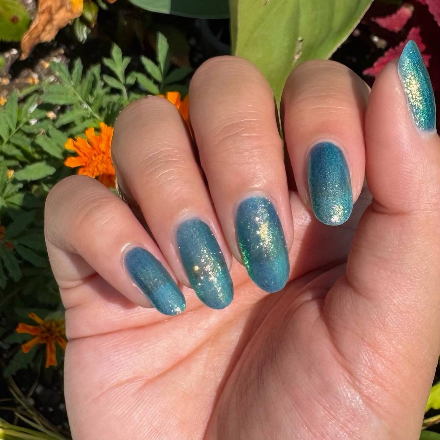 Sabotage - Blue Shimmer Nail Polish - Bonus Track Collection - Dam Nail Polish