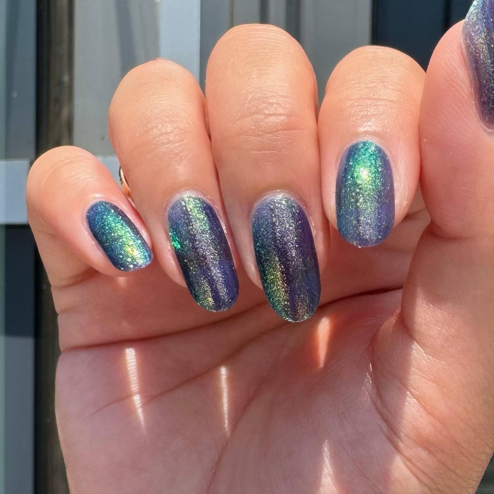 Sandman - Blurple Purple Shimmer Nail Polish - Bonus Track Collection - Dam Nail Polish