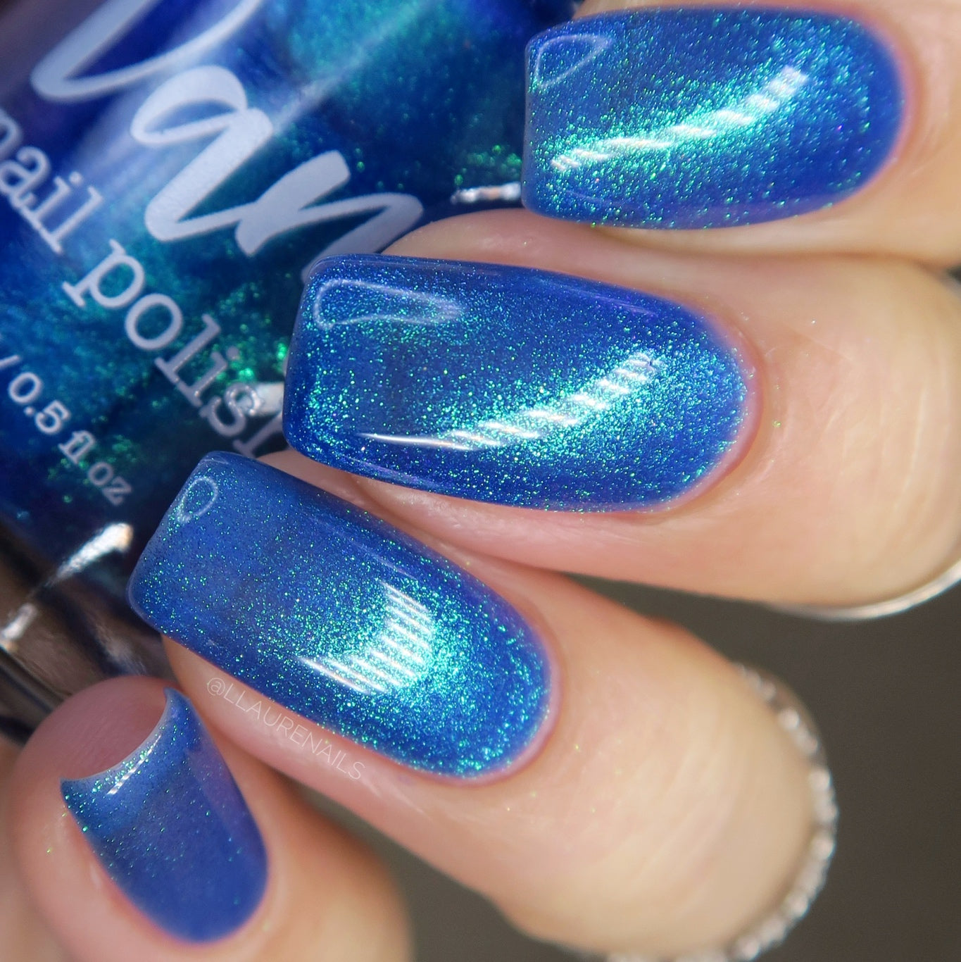 Cheers to 10 Years - Blue Shimmer Nail Polish - 10th Anniversary Trio - Dam Nail Polish