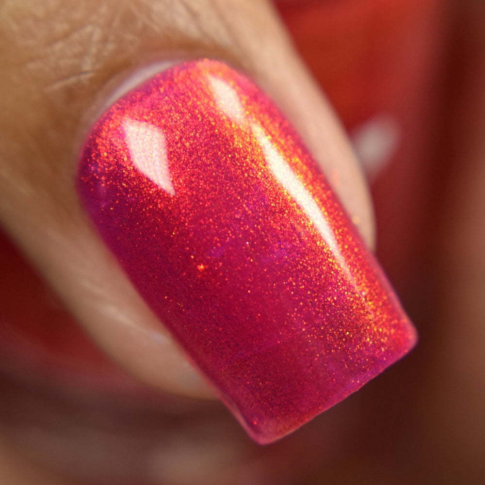 Year of the Dragon - Red Shimmer Nail Polish - Lunar New Year 2024