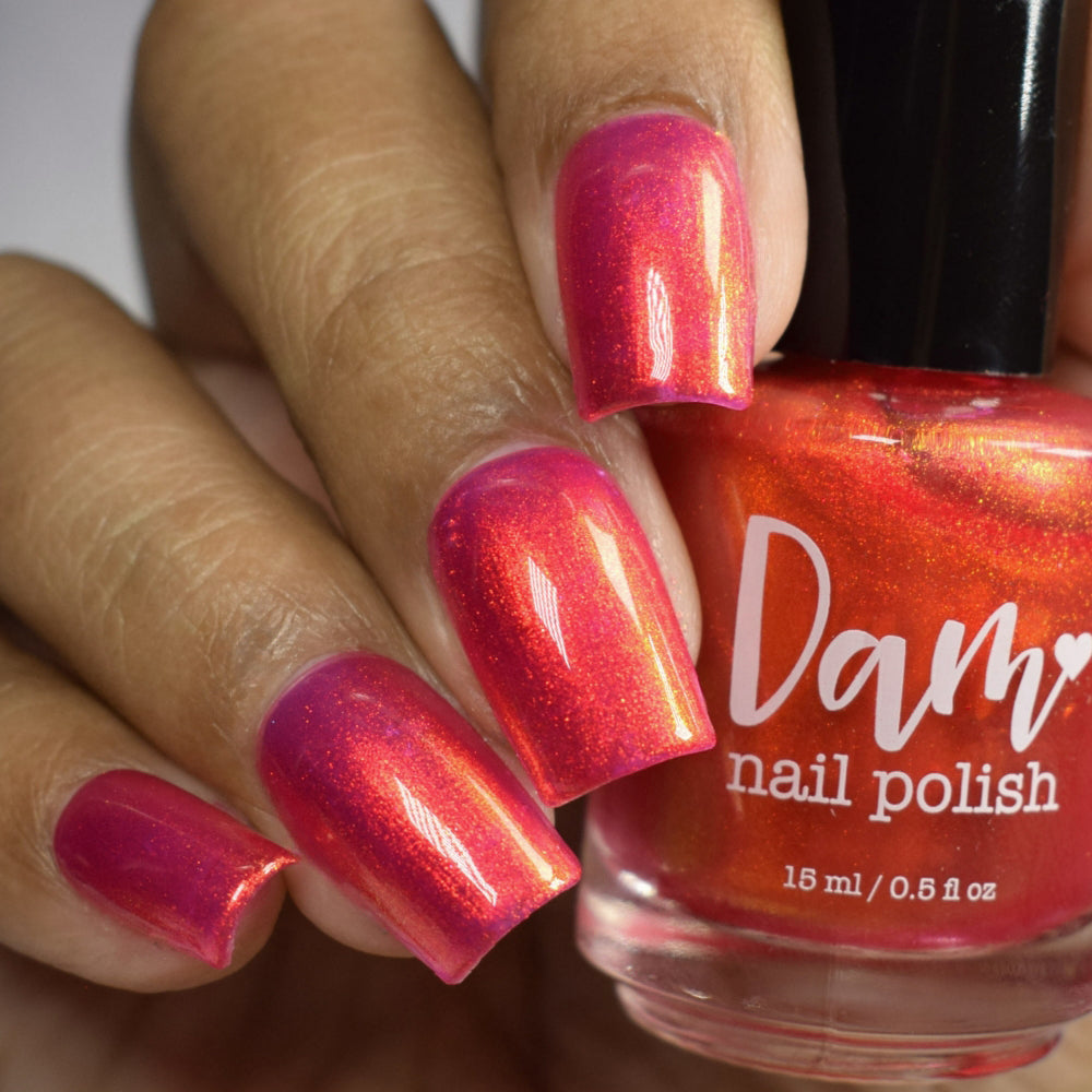 Year of the Dragon - Red Shimmer Nail Polish - Lunar New Year 2024