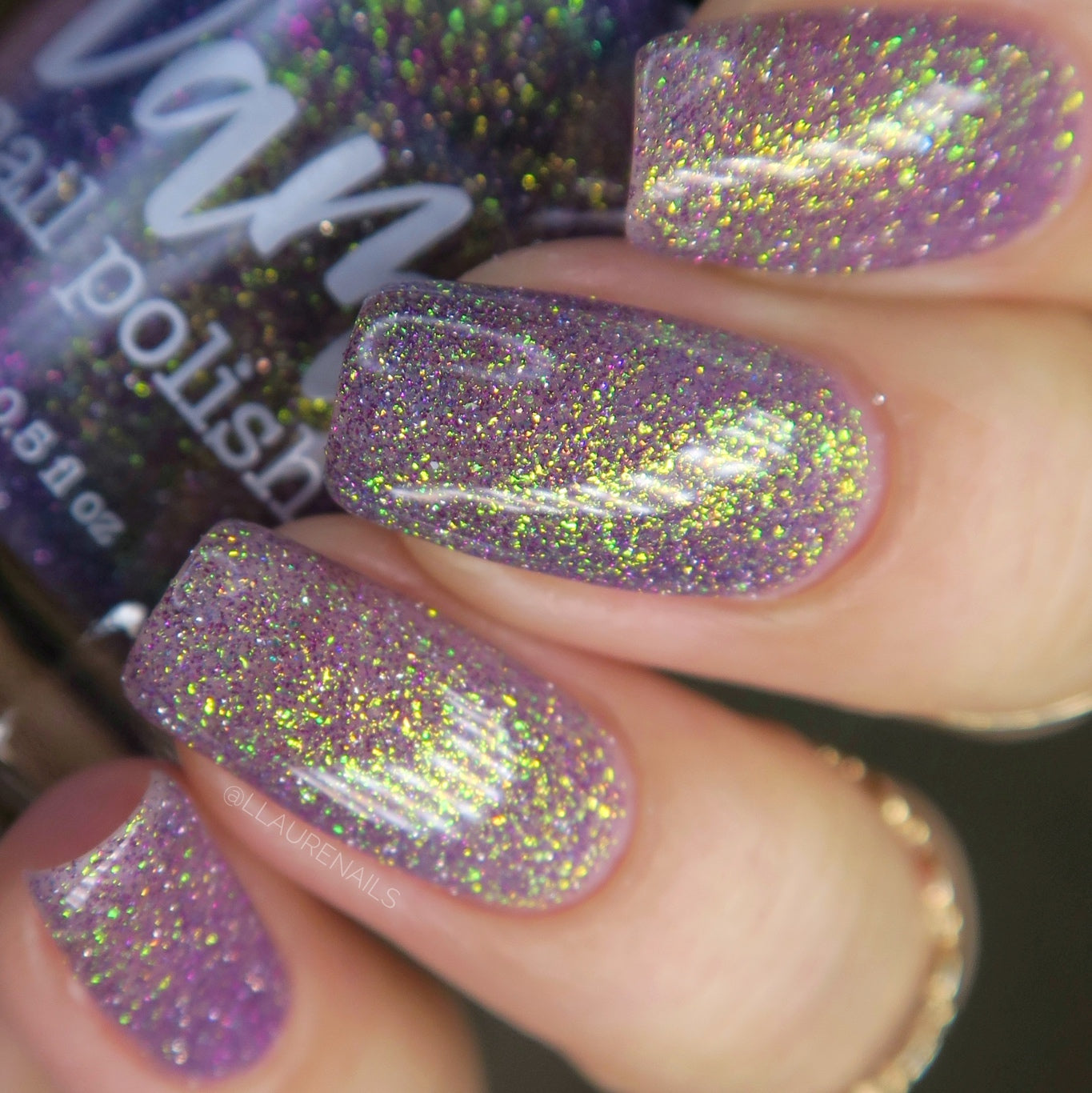 Decade of Dam - Purple Shimmer Reflective Nail Polish - 10th Anniversary Trio - Dam Nail Polish