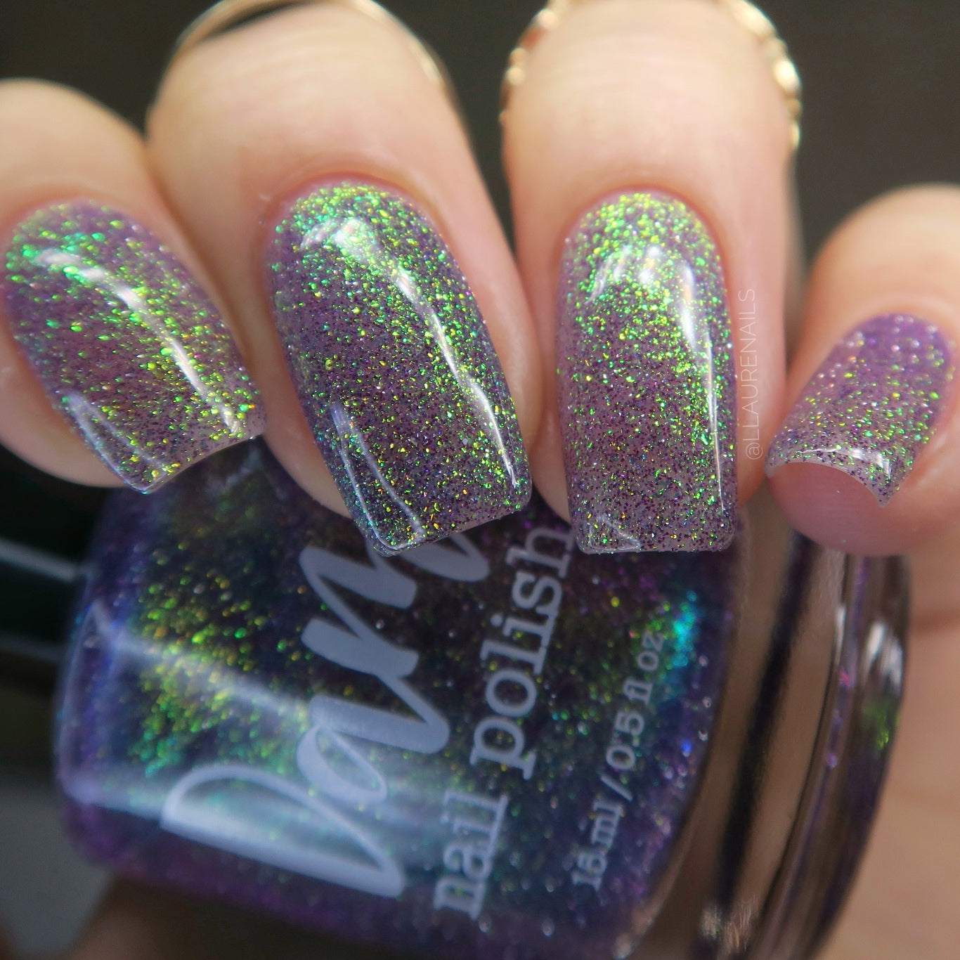 Decade of Dam - Purple Shimmer Reflective Nail Polish - 10th Anniversary Trio - Dam Nail Polish