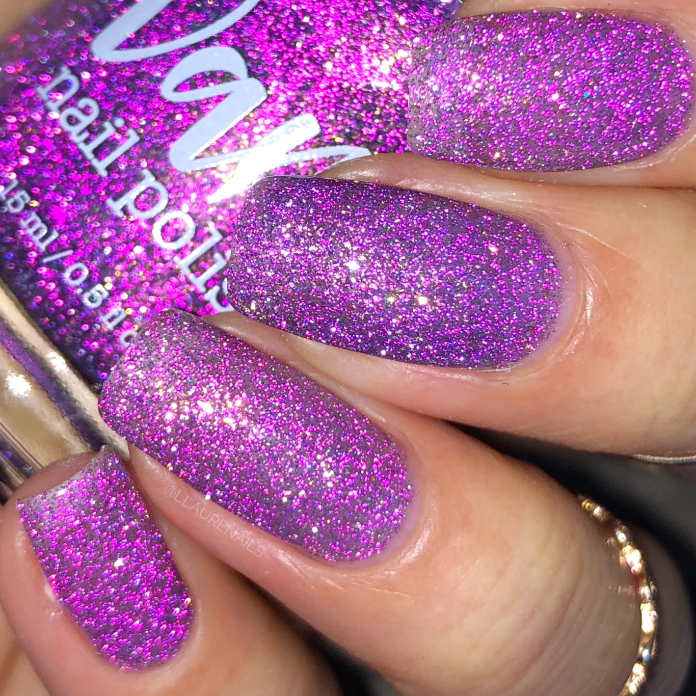 Decade of Dam - Purple Shimmer Reflective Nail Polish - 10th Anniversary Trio - Dam Nail Polish