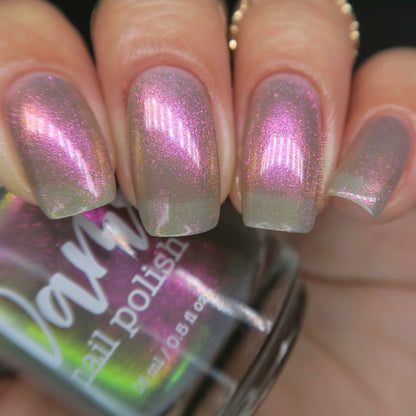 Don’t Kiss Your Sis - Pink Shimmer Nail Polish - Trust the Shimmer Collection