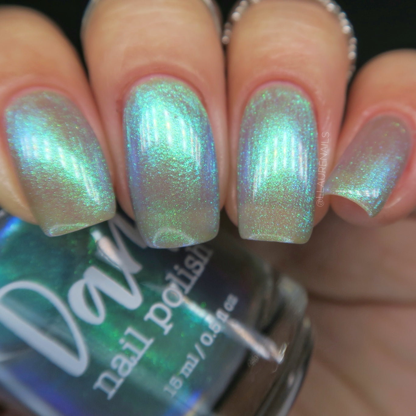 Get This Polish You Must - Green Shimmer Nail Polish - Trust the Shimmer Collection