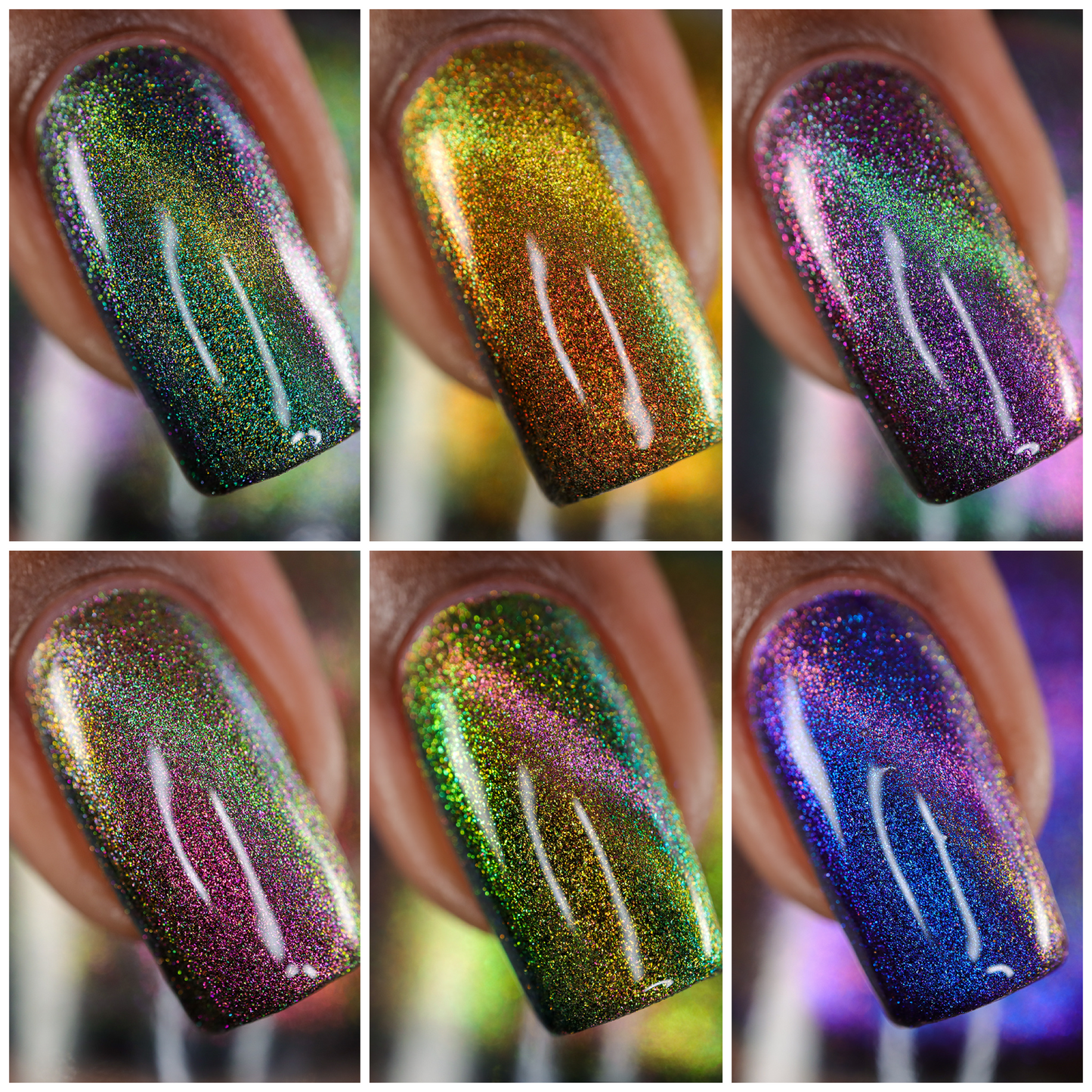 Into the Multiverse - Set of 6 Multichrome Magnetic Nail Polishes