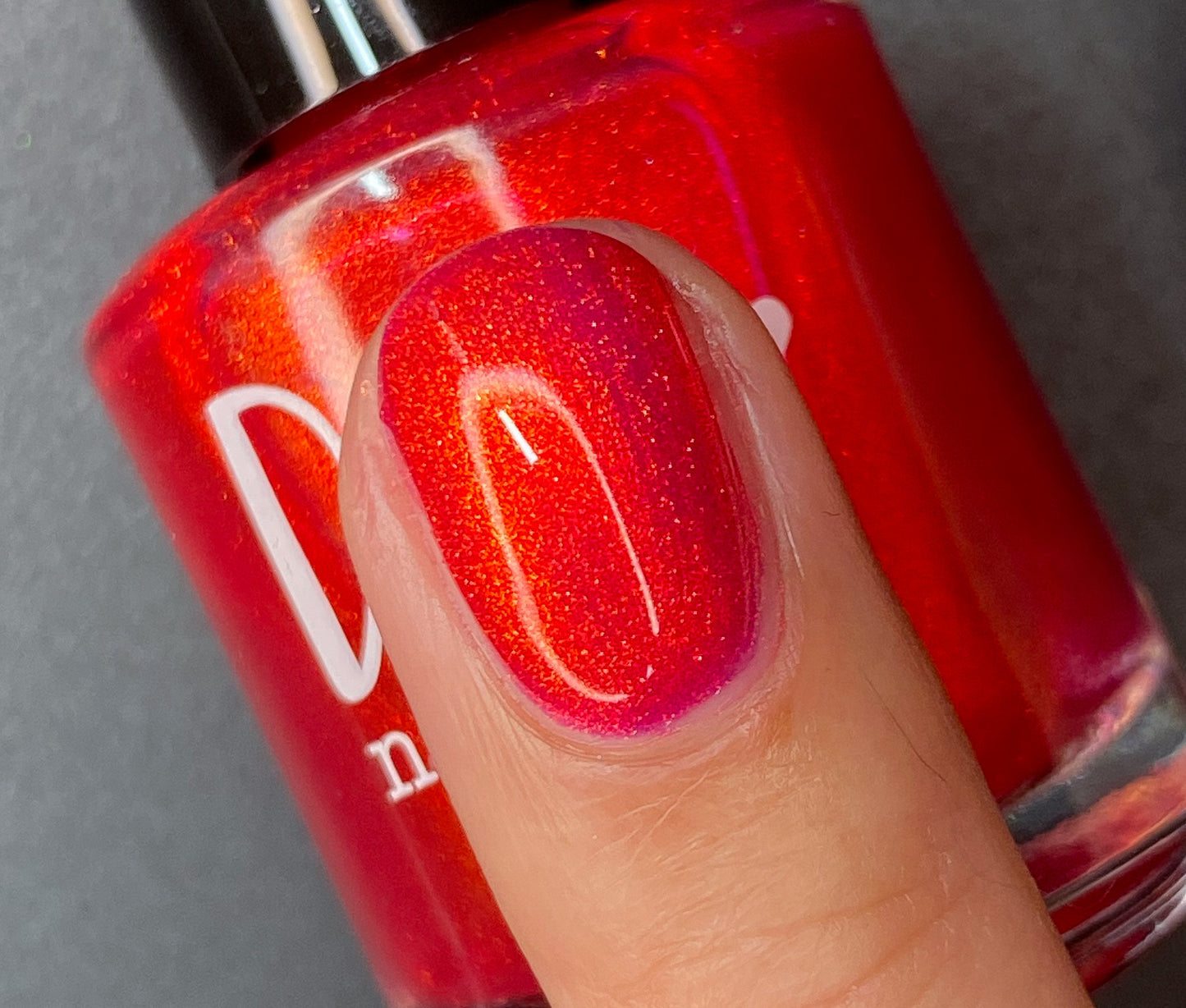 Year of the Dragon - Red Shimmer Nail Polish - Lunar New Year 2024