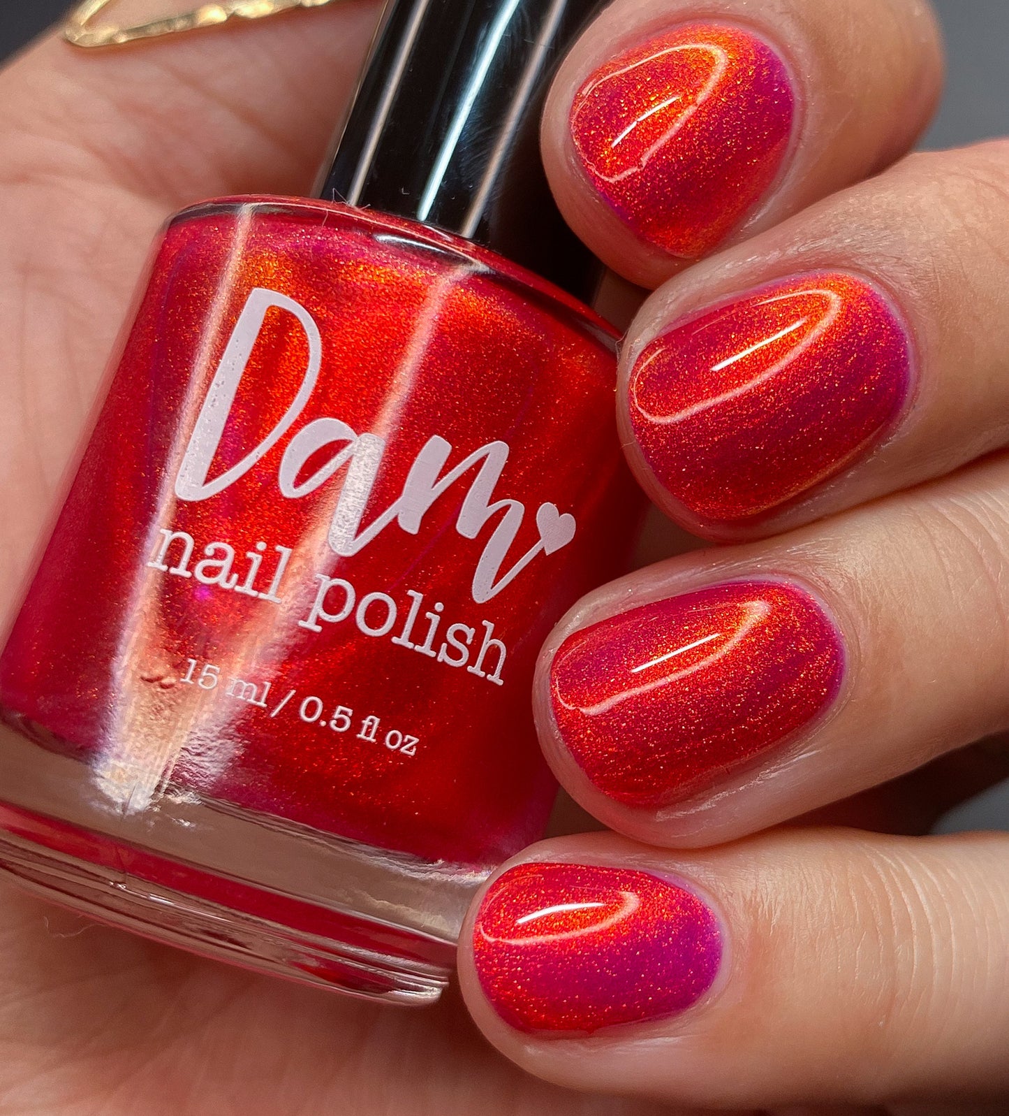 Year of the Dragon - Red Shimmer Nail Polish - Lunar New Year 2024