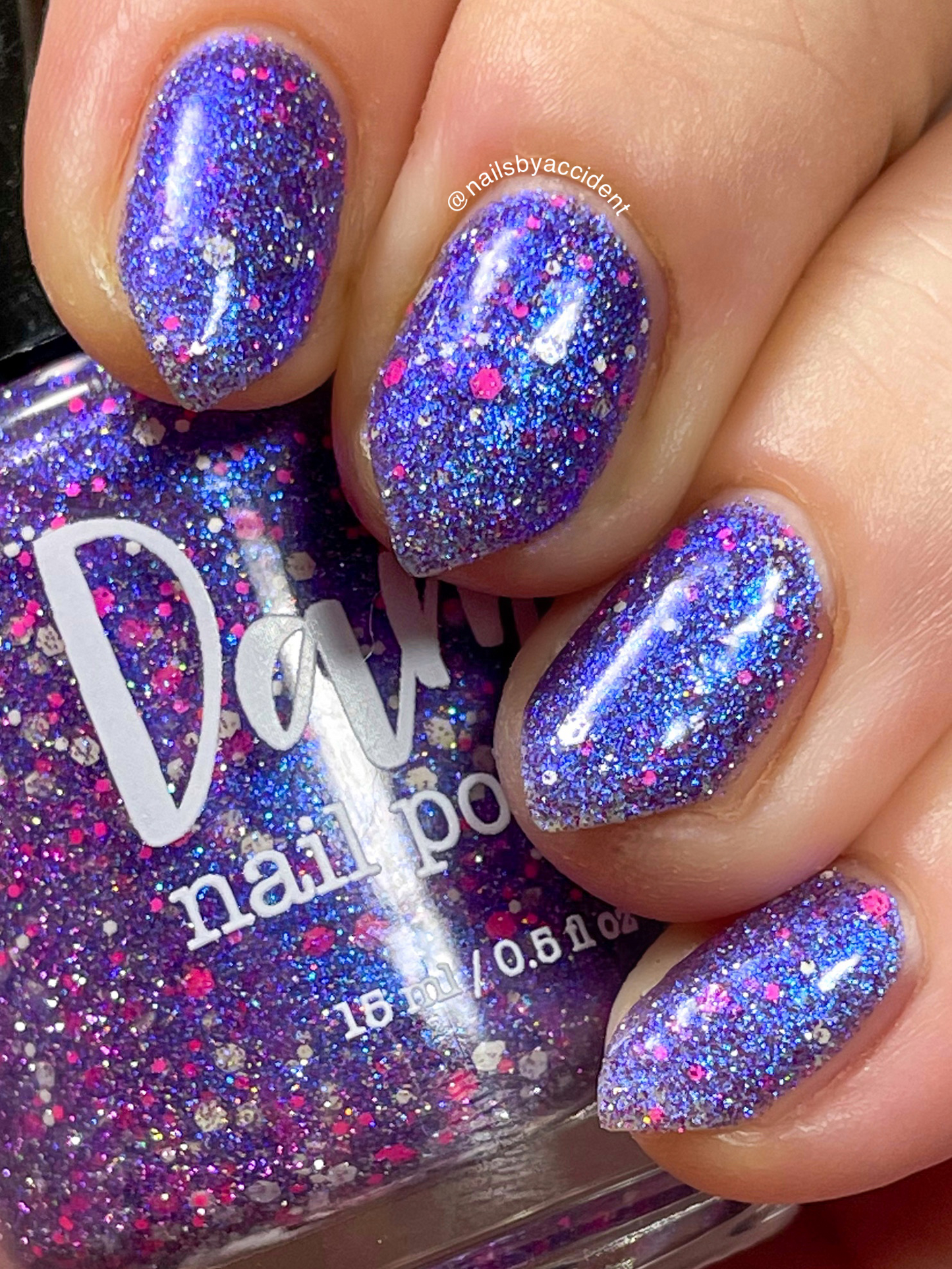 Veronica - Purple Reflective Nail Polish - Survivor Series - Dam Nail Polish