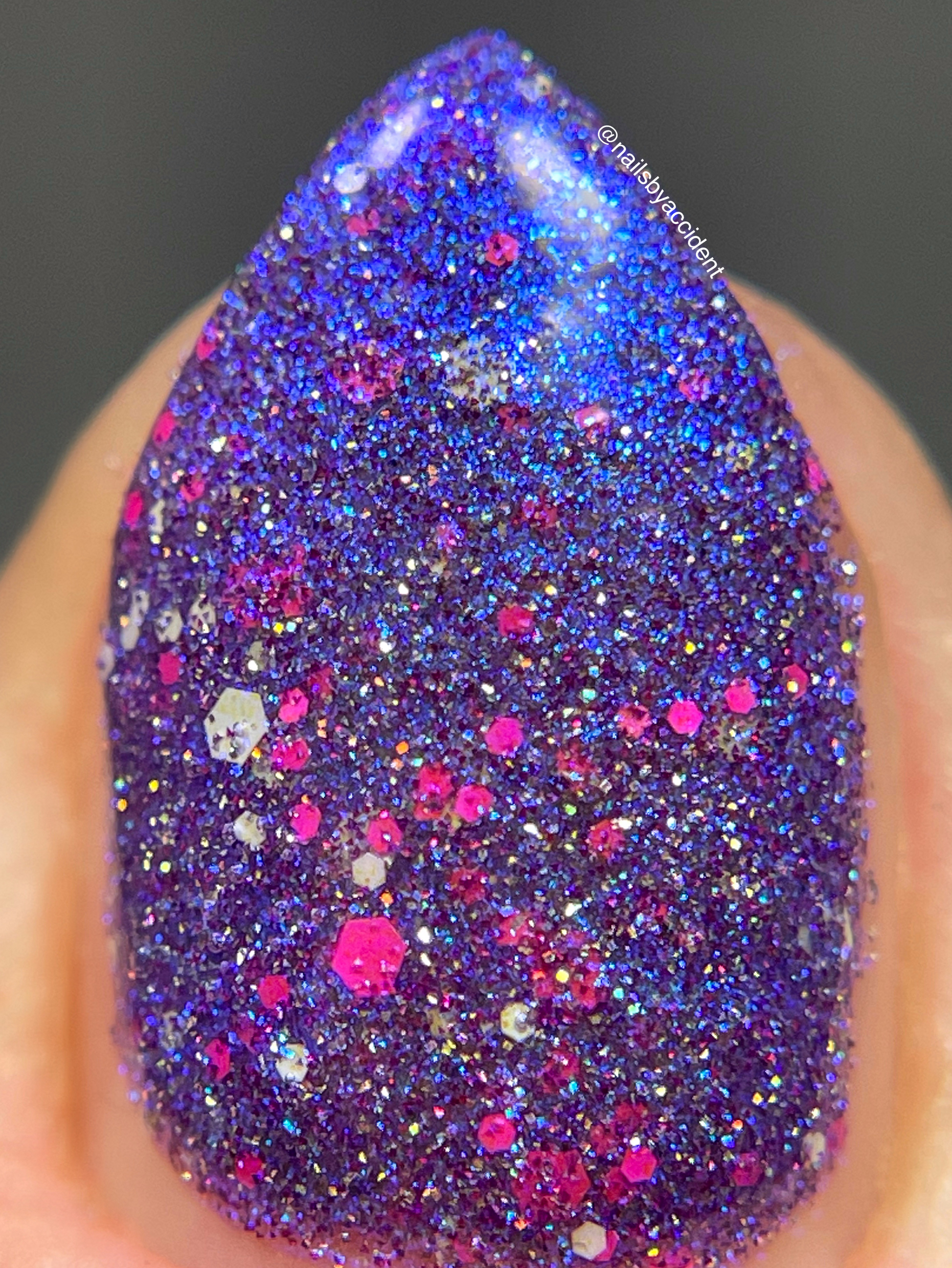 Veronica - Purple Reflective Nail Polish - Survivor Series - Dam Nail Polish