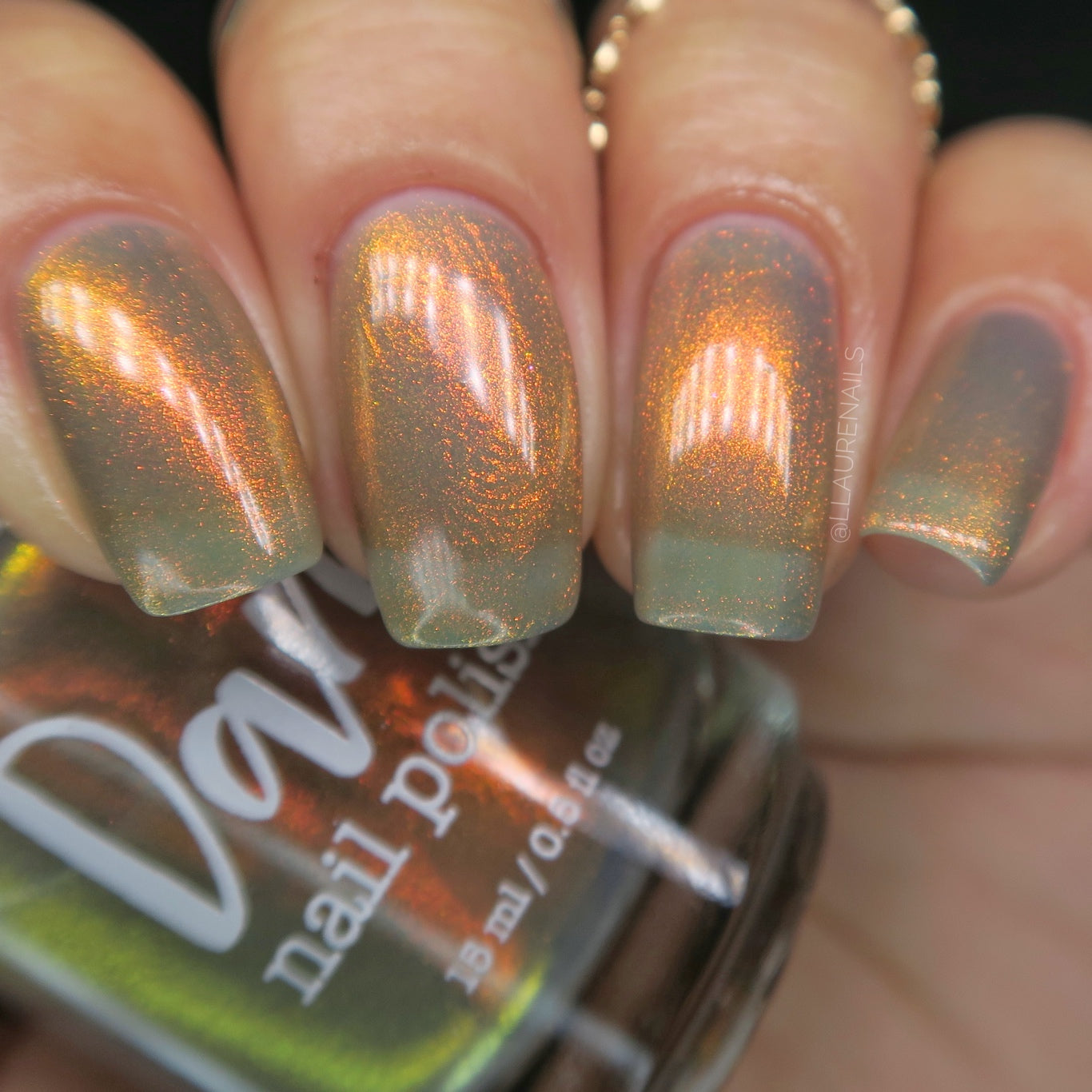 They See BB Rollin’ - Orange Shimmer Nail Polish - Trust the Shimmer Collection